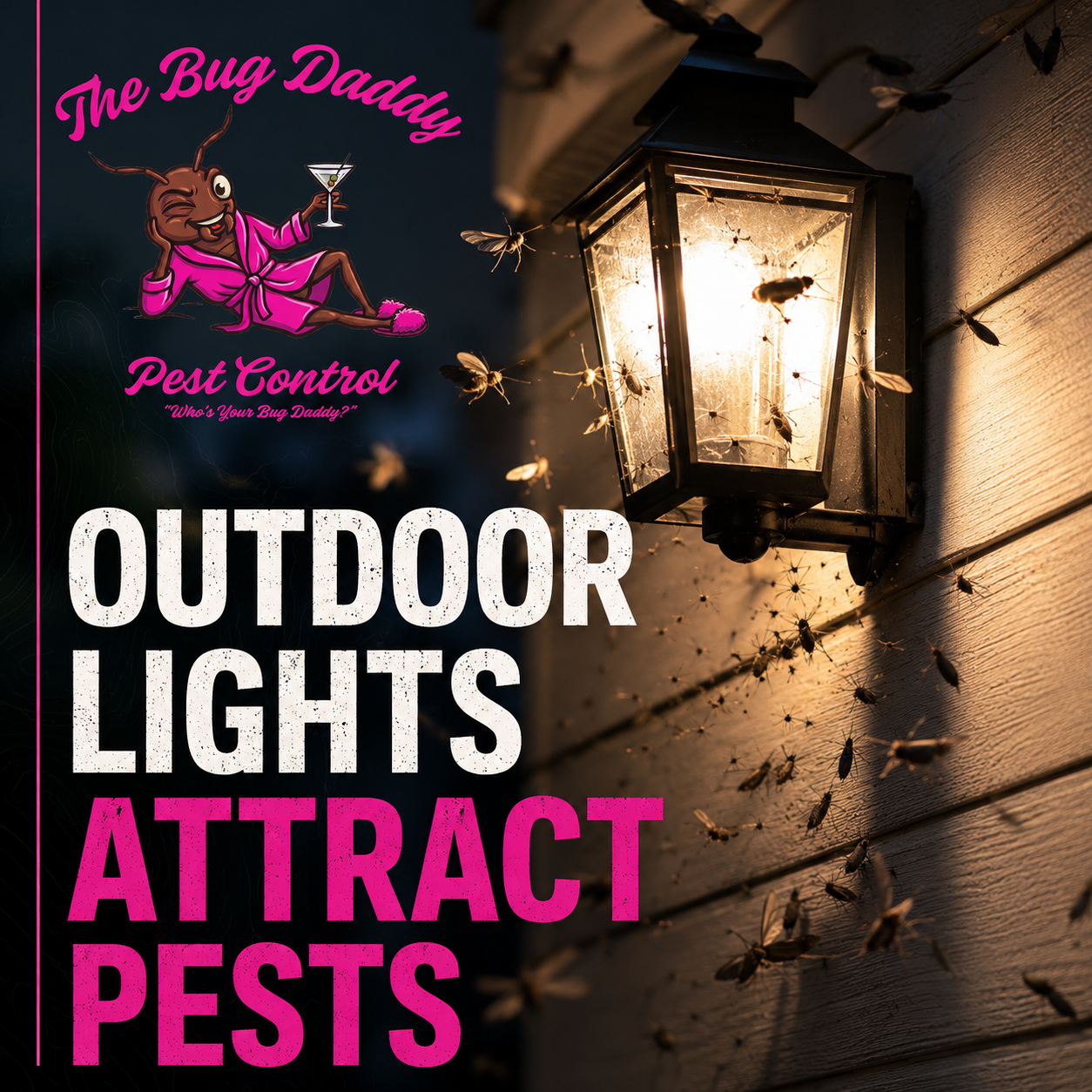 Outdoor Lights Attract Pests