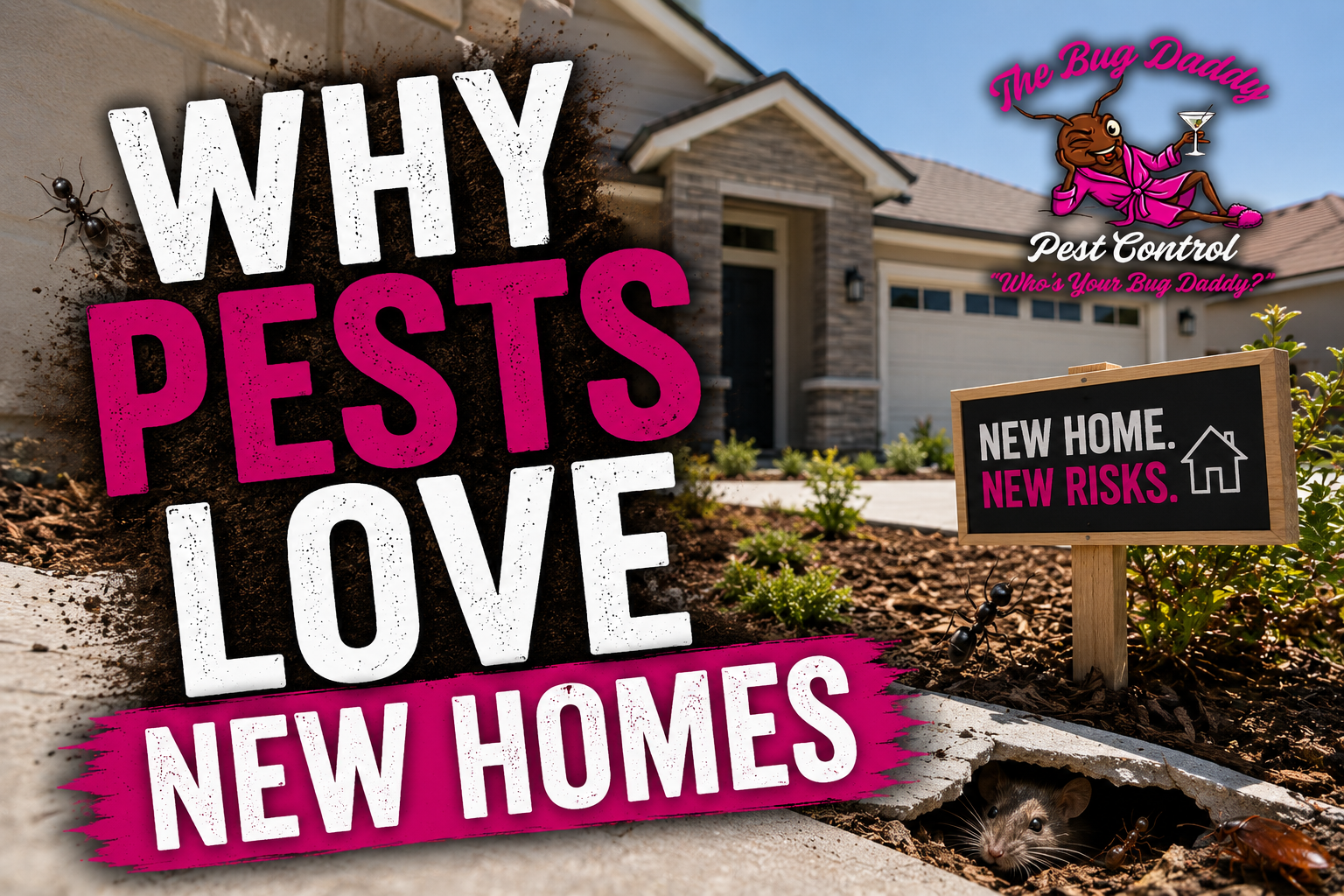 Why Pests Love New Homes