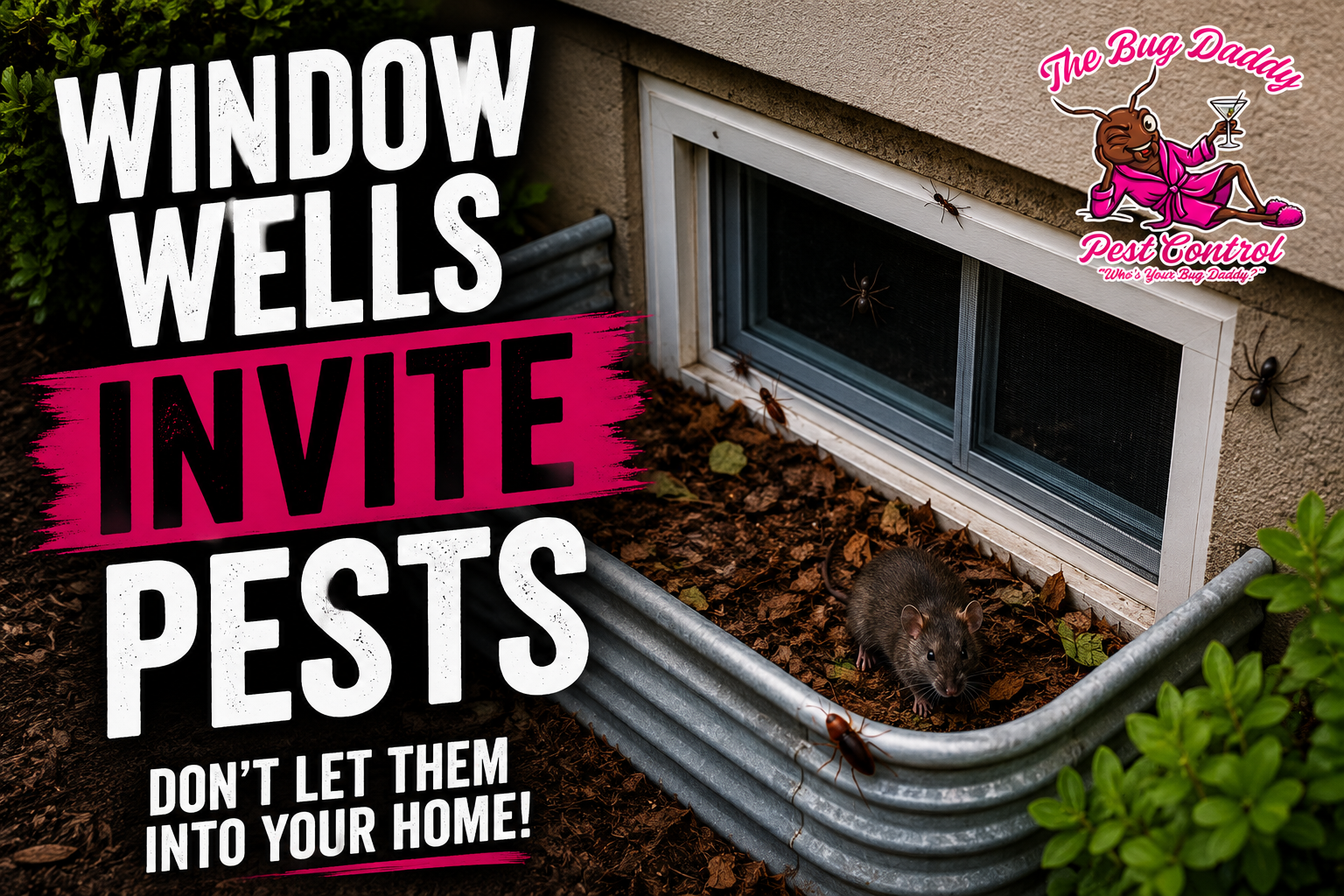 Window Wells Invite Pests