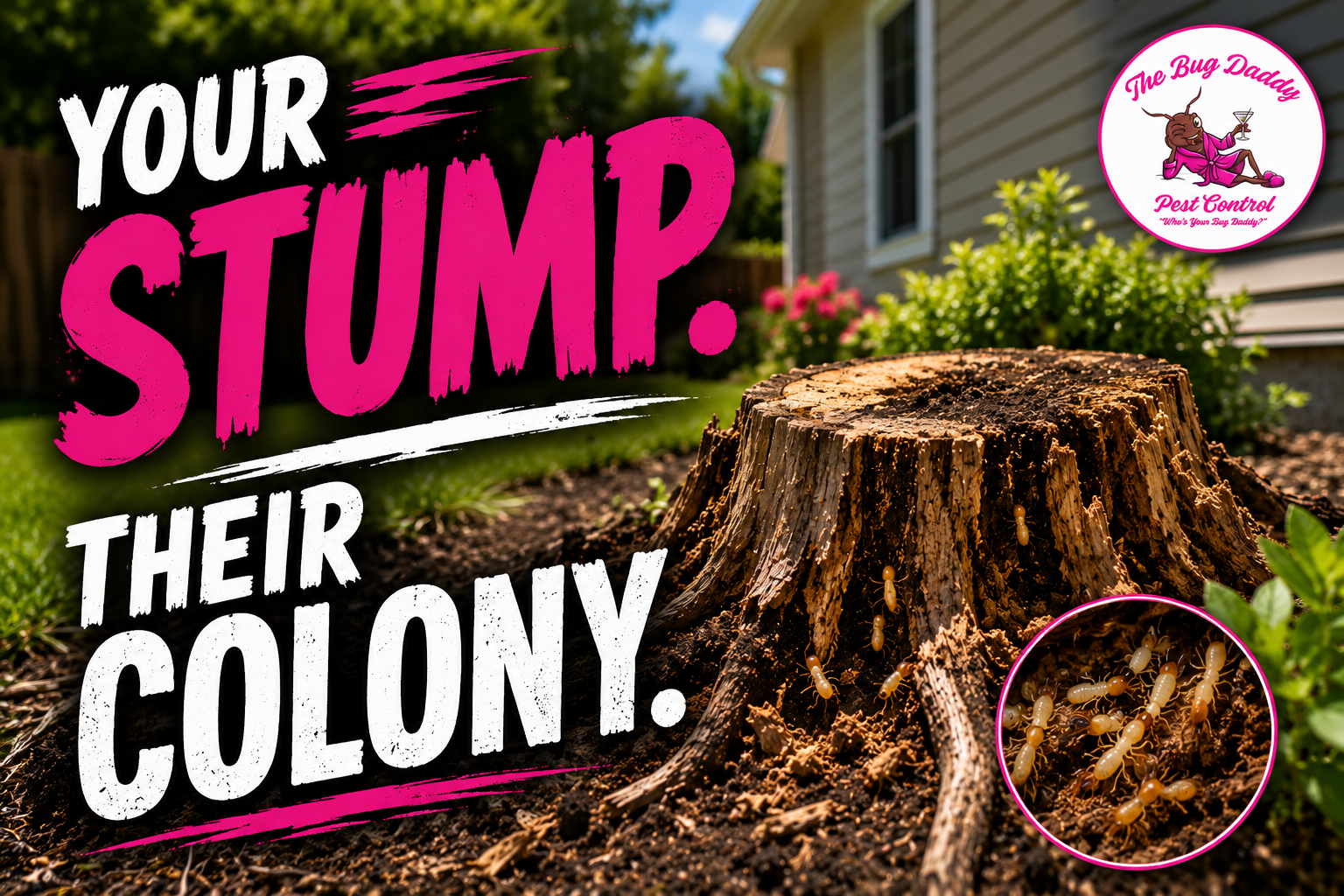 Tree Stumps Harbor Termites