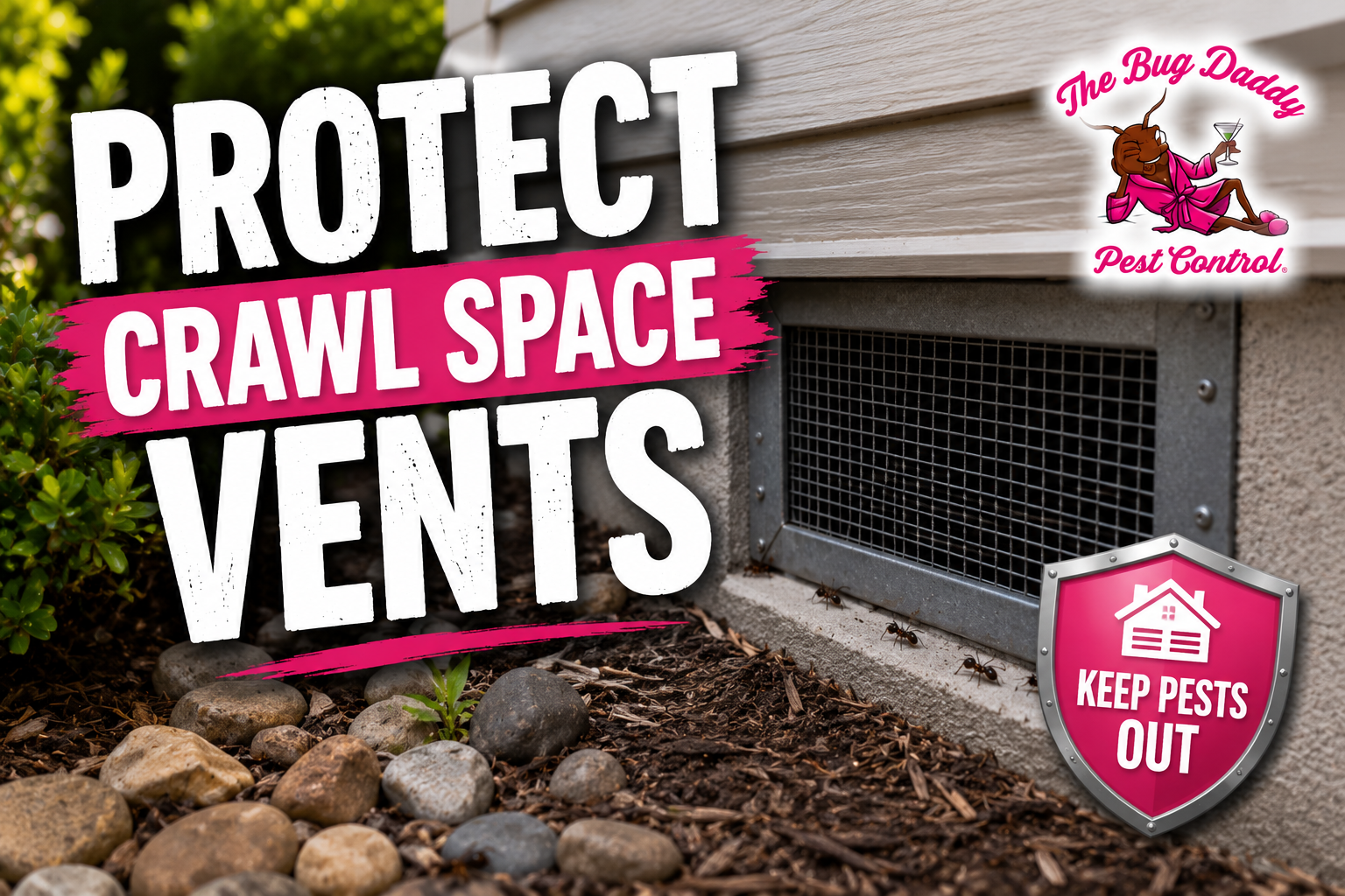 Protect Crawl Space Vents
