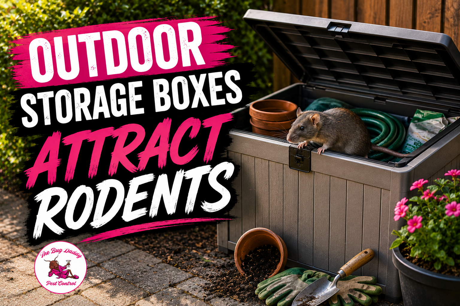 Outdoor Storage Boxes Attract Rodents