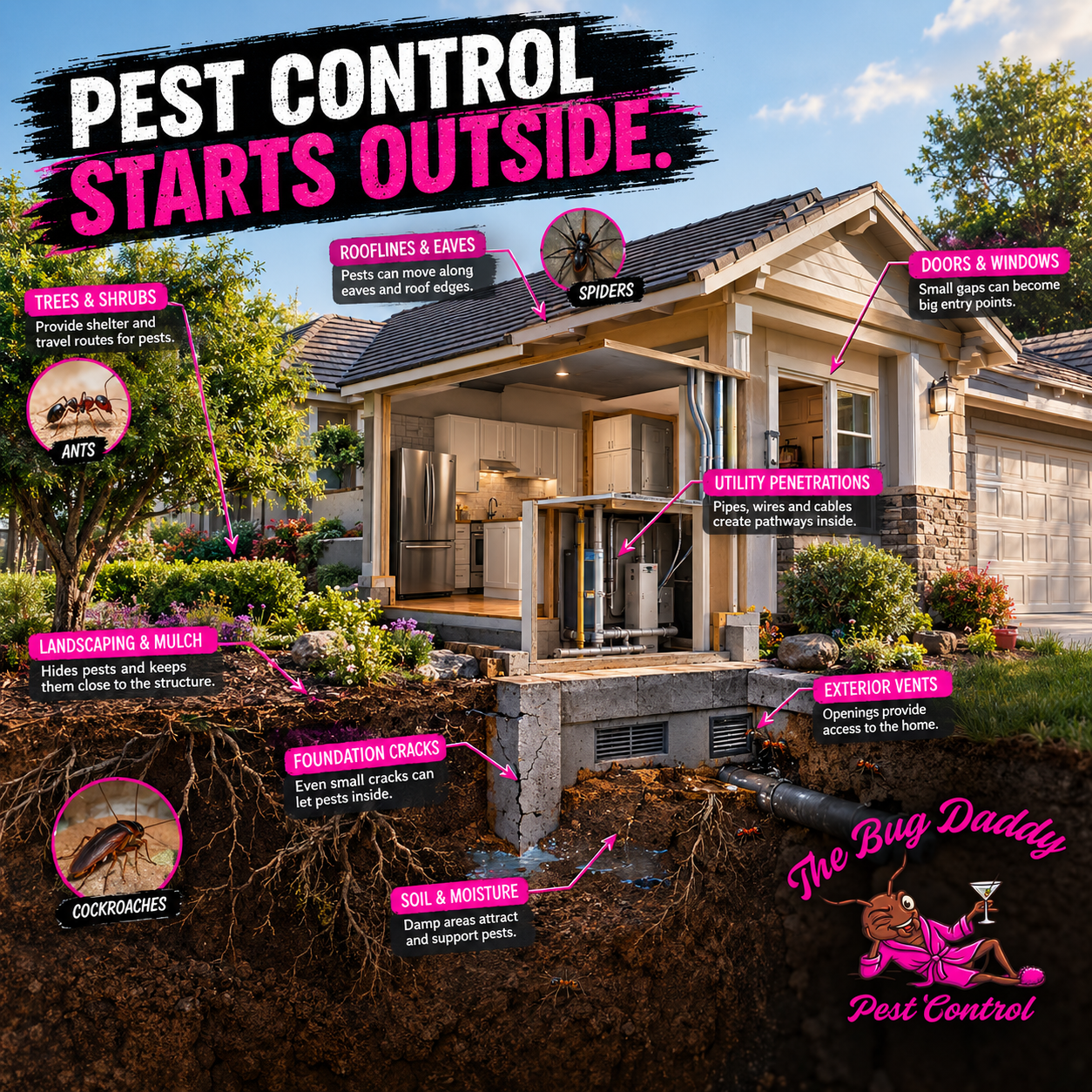 Pest Control Starts Outside