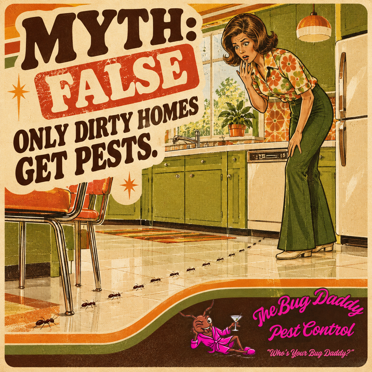 Clean Homes Get Bugs