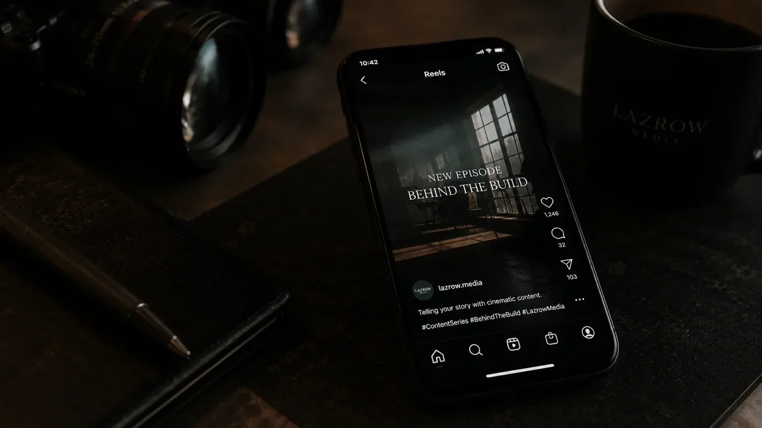 Short-form content series created by Lazrow for business social media platforms
