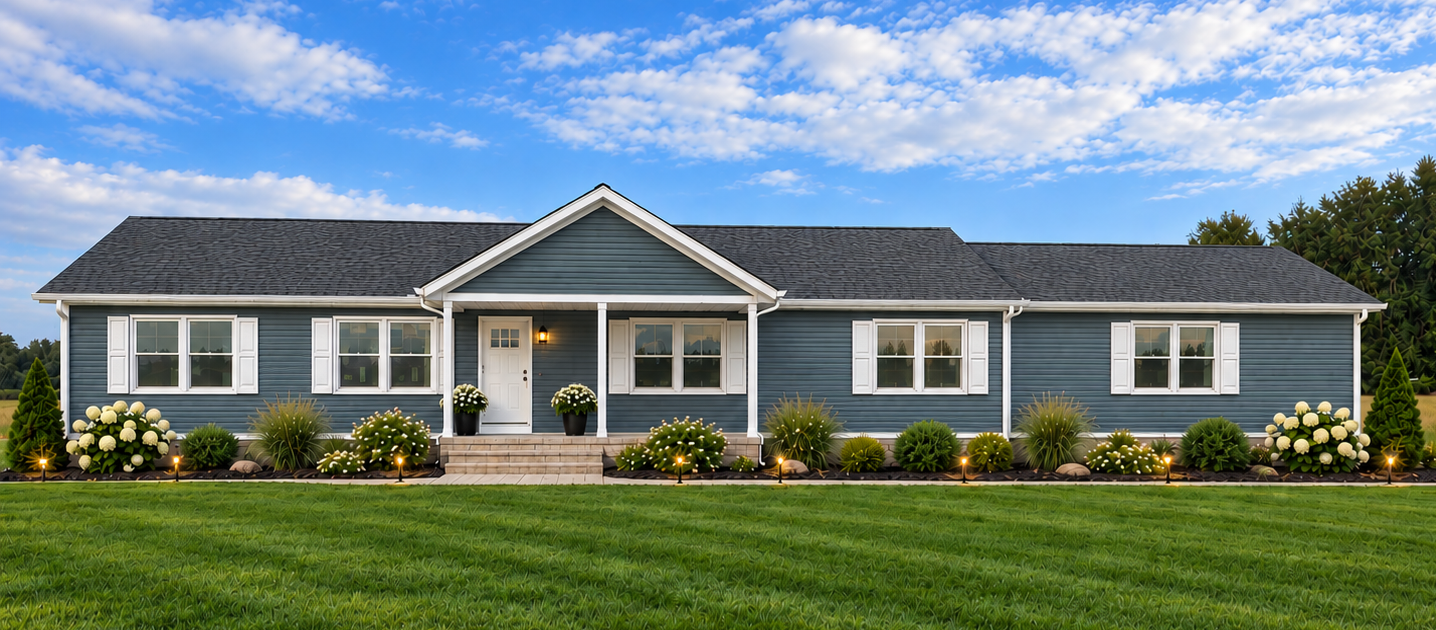 The Amarillo modular ranch home by Miller Built Homes