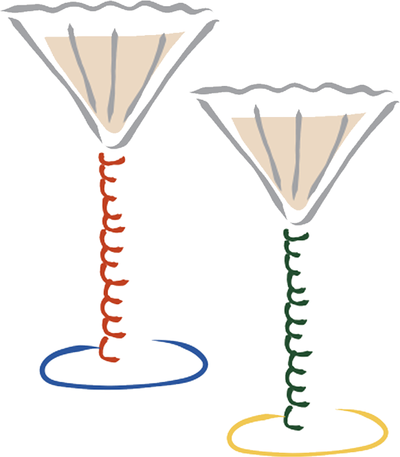 Diagram of a distillation process showing two columns with condensers at the top, separating liquids into different trays, with one output labeled and the other proceeding to a secondary process.