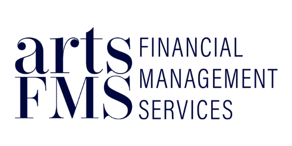 Arts FMS Financial Management Services wordmark logo with blue text.