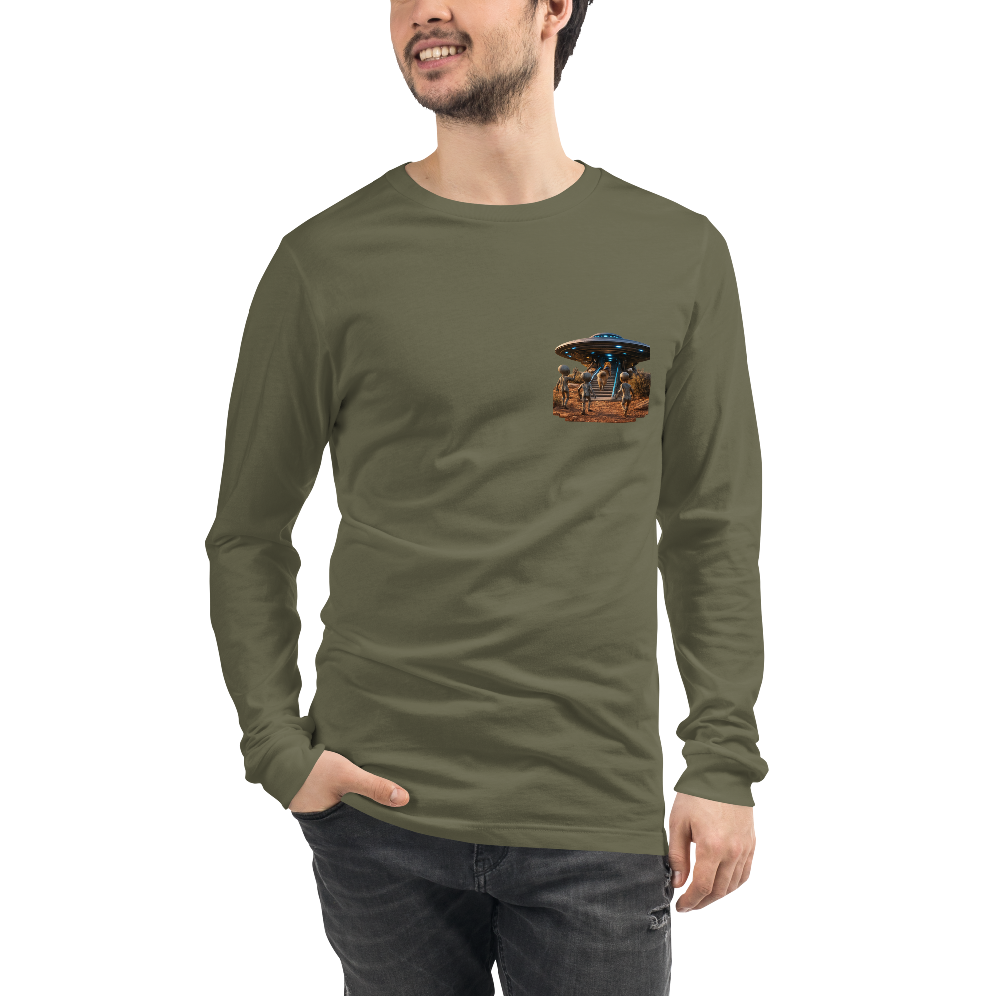 unisex-long-sleeve-tee-military-green-front-6ab4d41adfce2.png