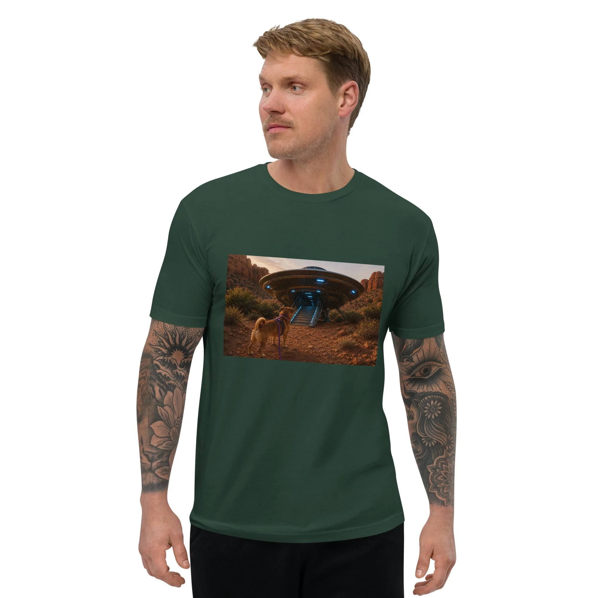 mens-fitted-t-shirt-forest-green-front-6ab4d573624dd.jpg