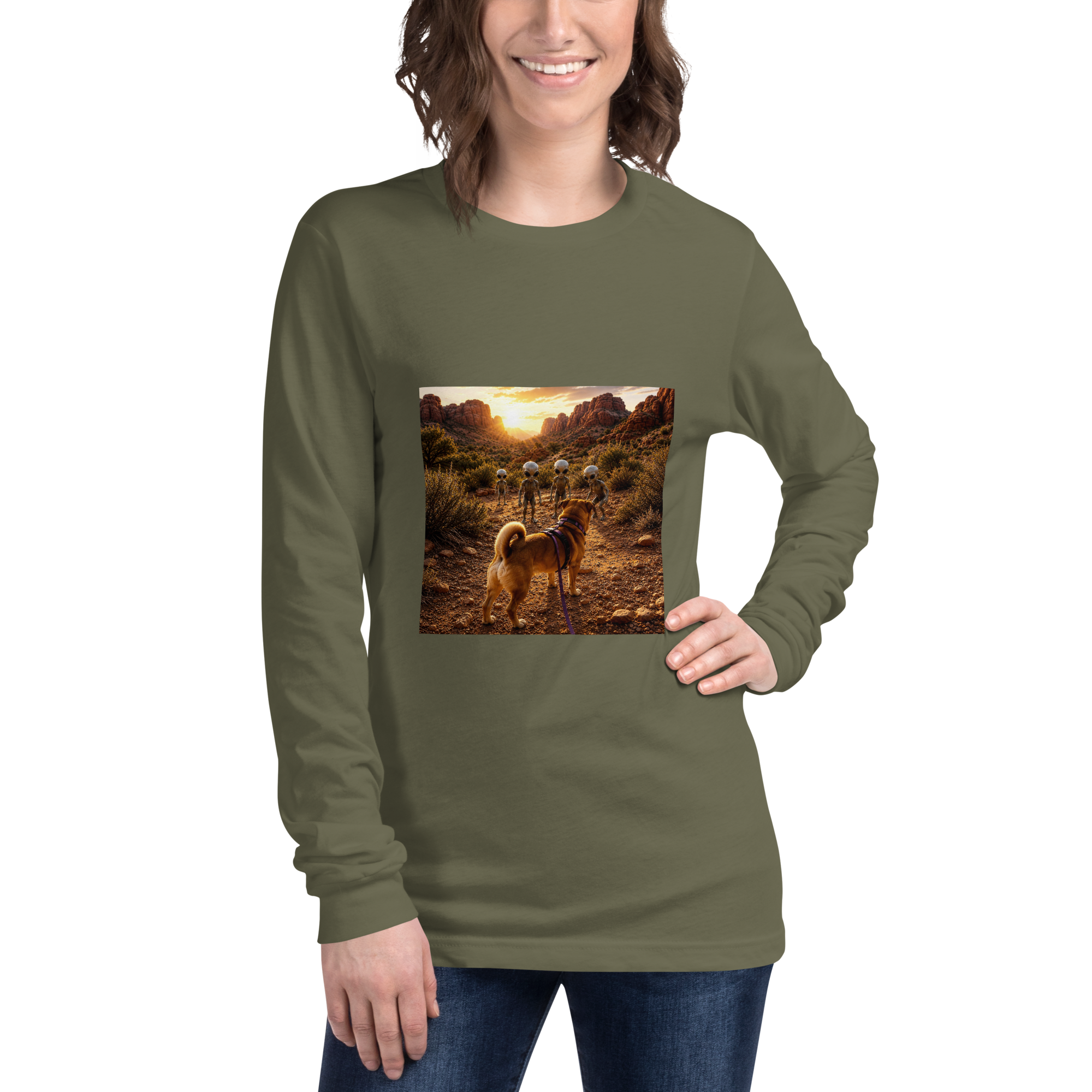 unisex-long-sleeve-tee-military-green-front-6ab4d7fc9f7ef.png