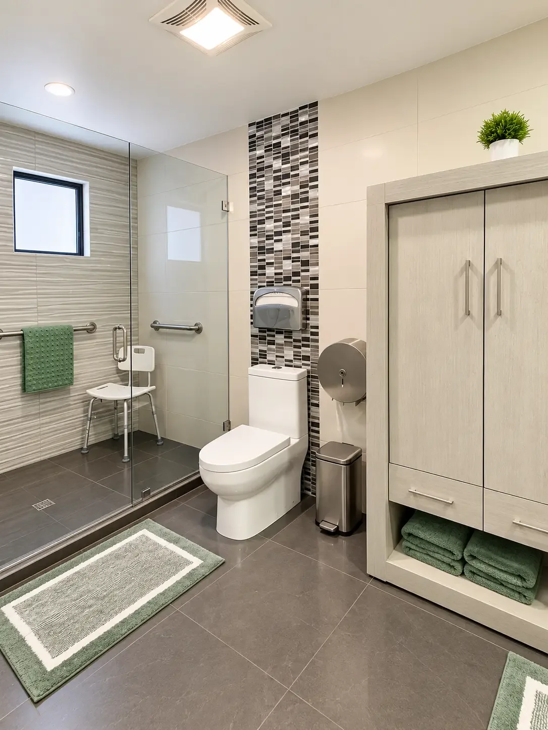 Accessible walk-in shower