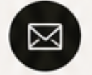 Email icon with envelope symbol inside a black circle