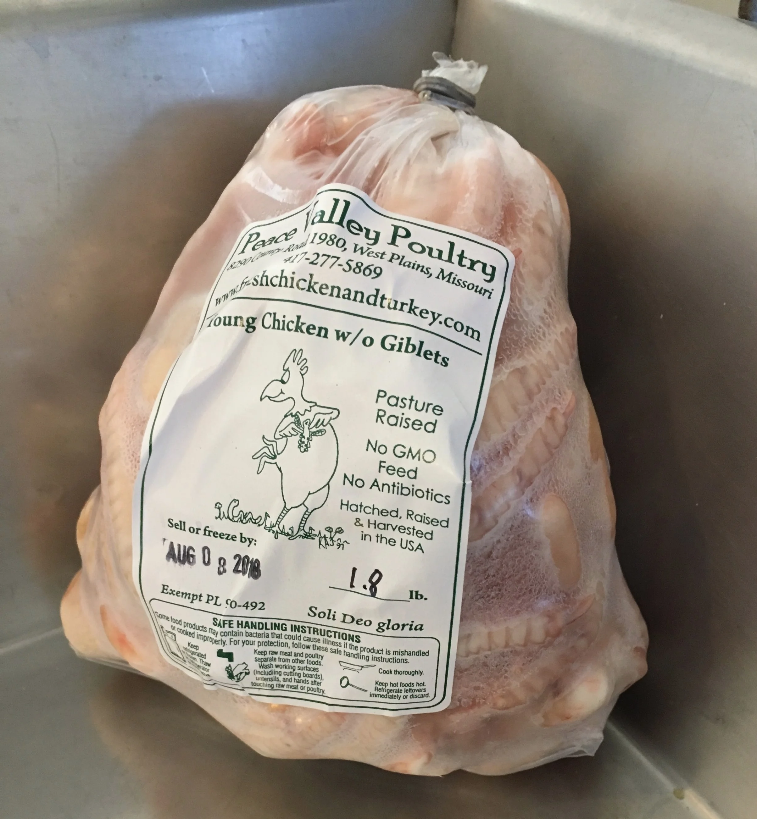 Our chicken feet come in 1-2 lb packages.