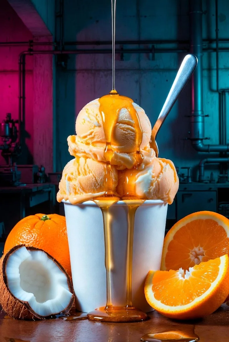 Orange Creamsicle Sorbeto