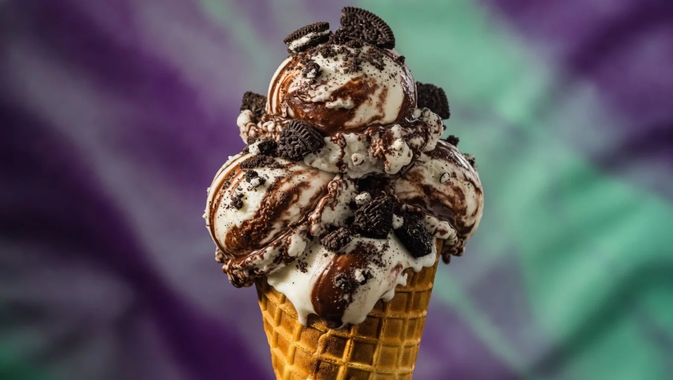 Oreo Cookie Chocolate Gelato