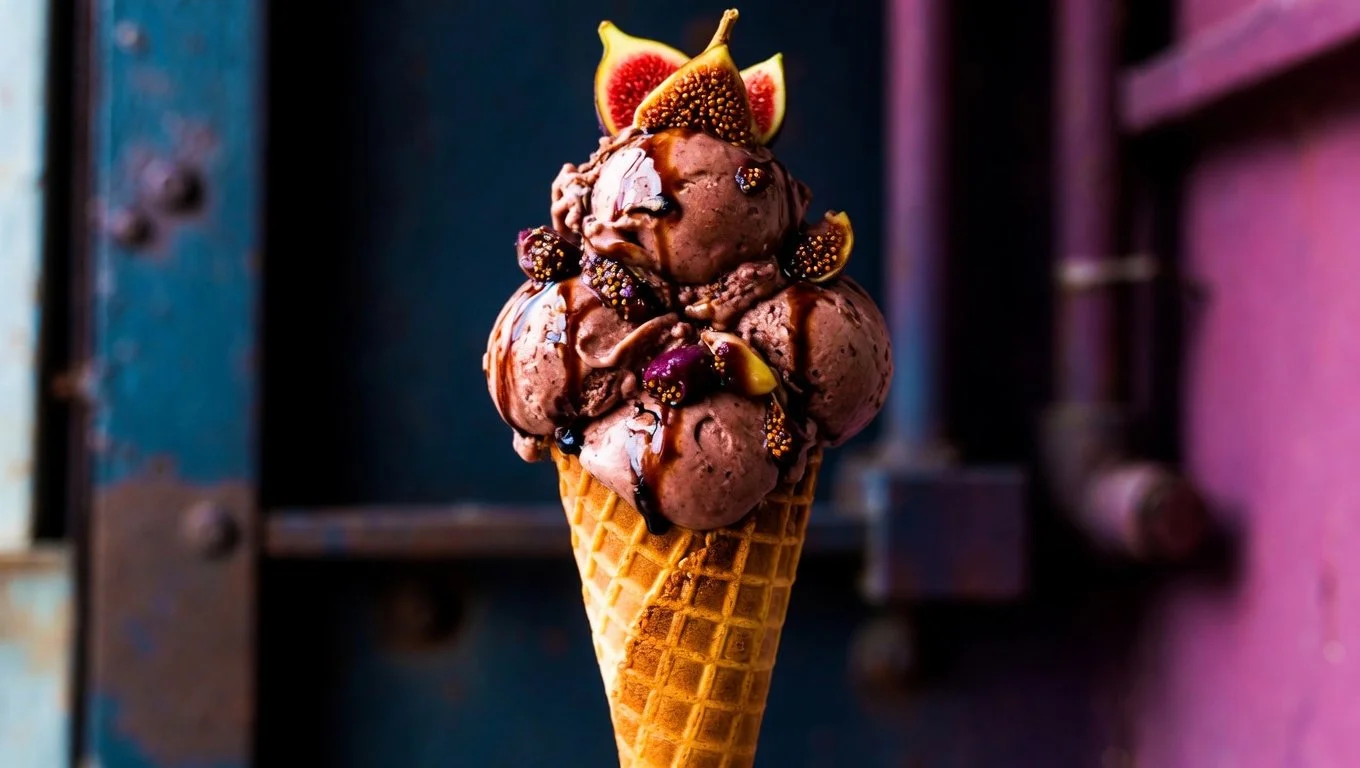 Figs and Balsamic Gelato