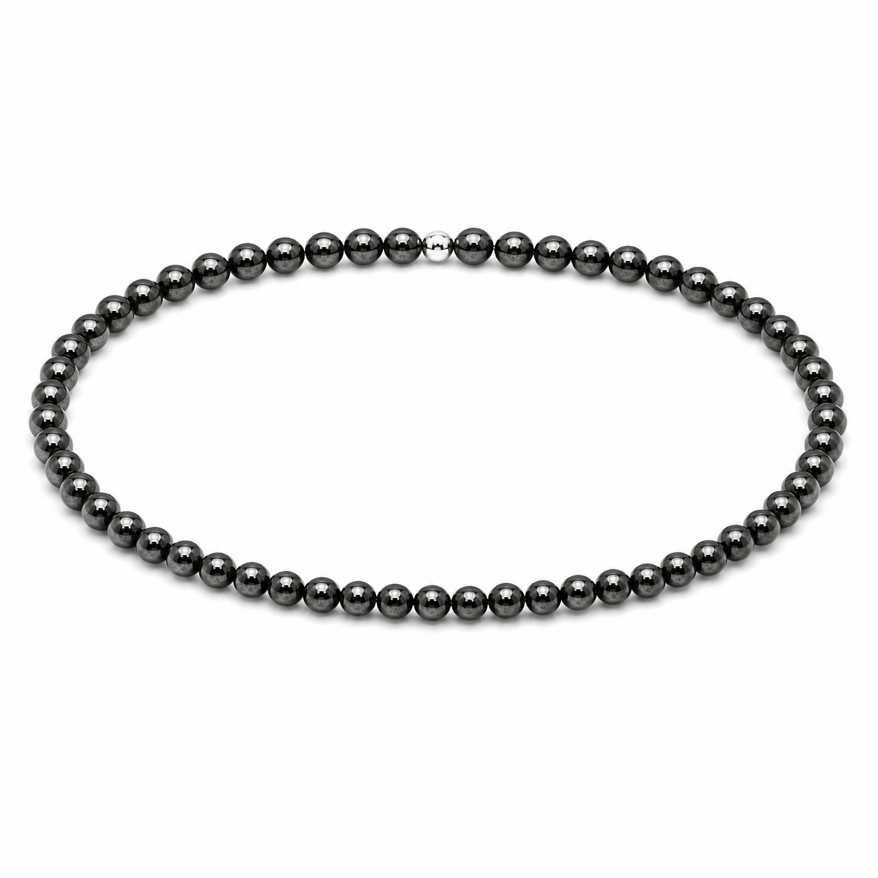 Black Hematite Beaded Bracelet