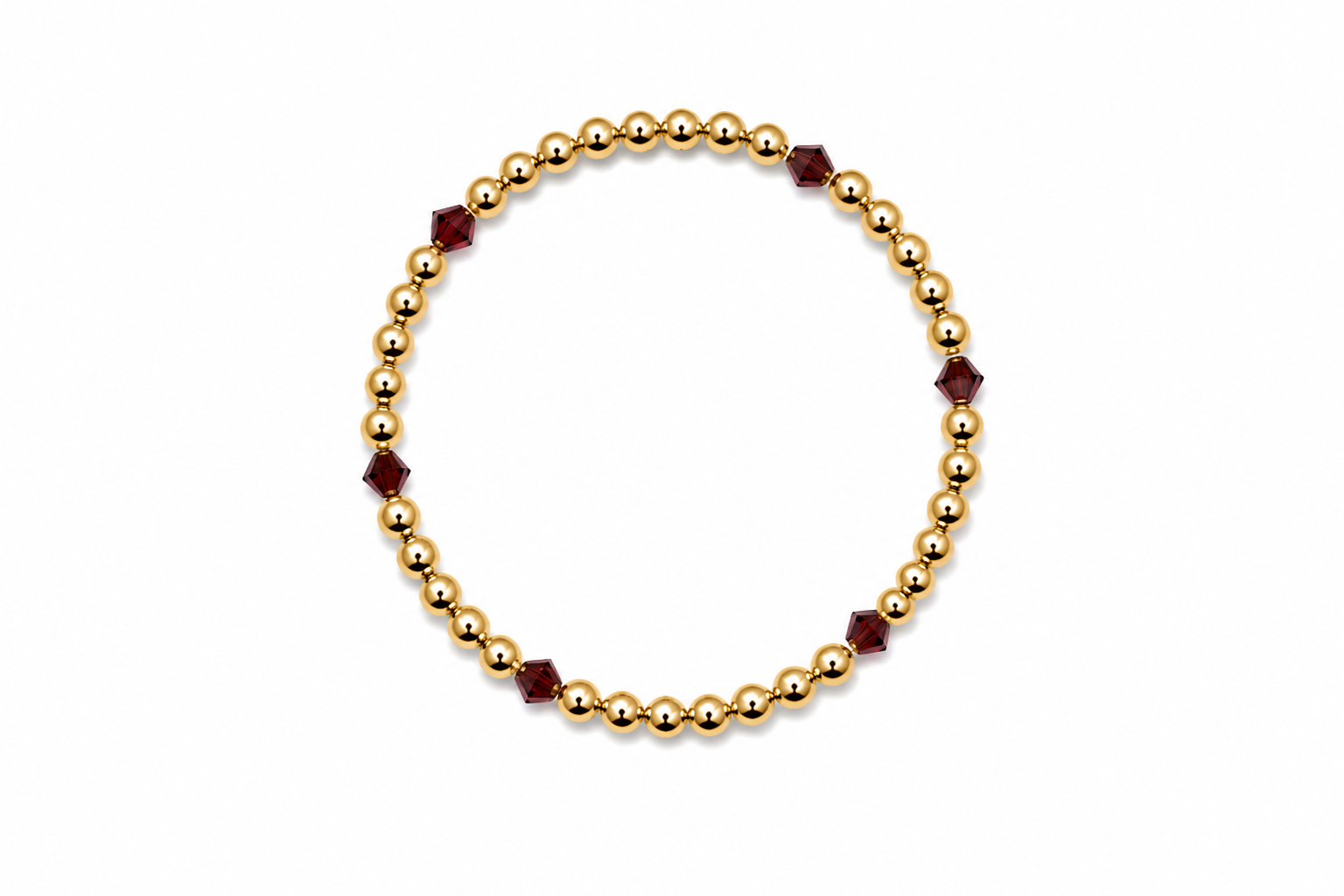 14k Gold Filled Signature Gem Bracelet