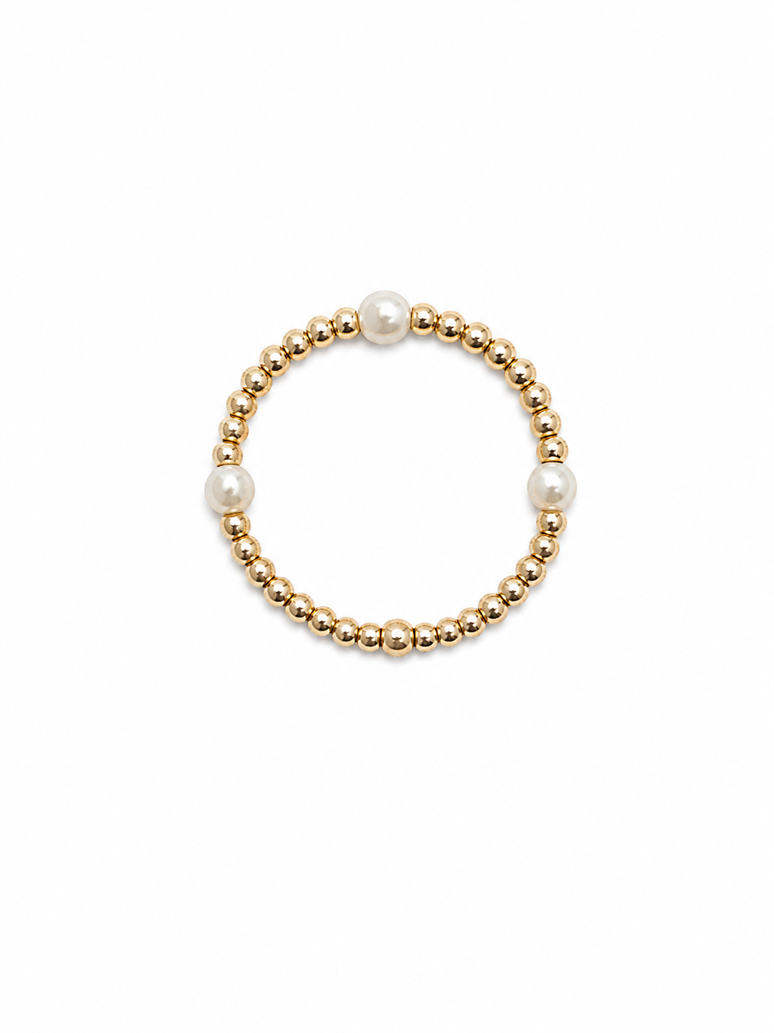 14k Gold Filled Accent Pearl Ring - 2 mm