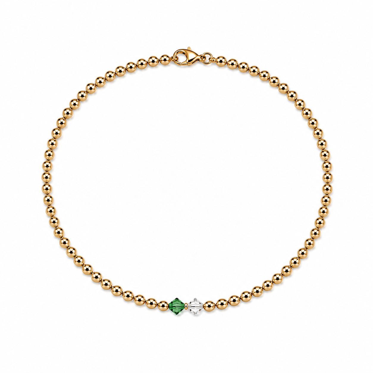 14k Gold Filled Signature Gem Anklet