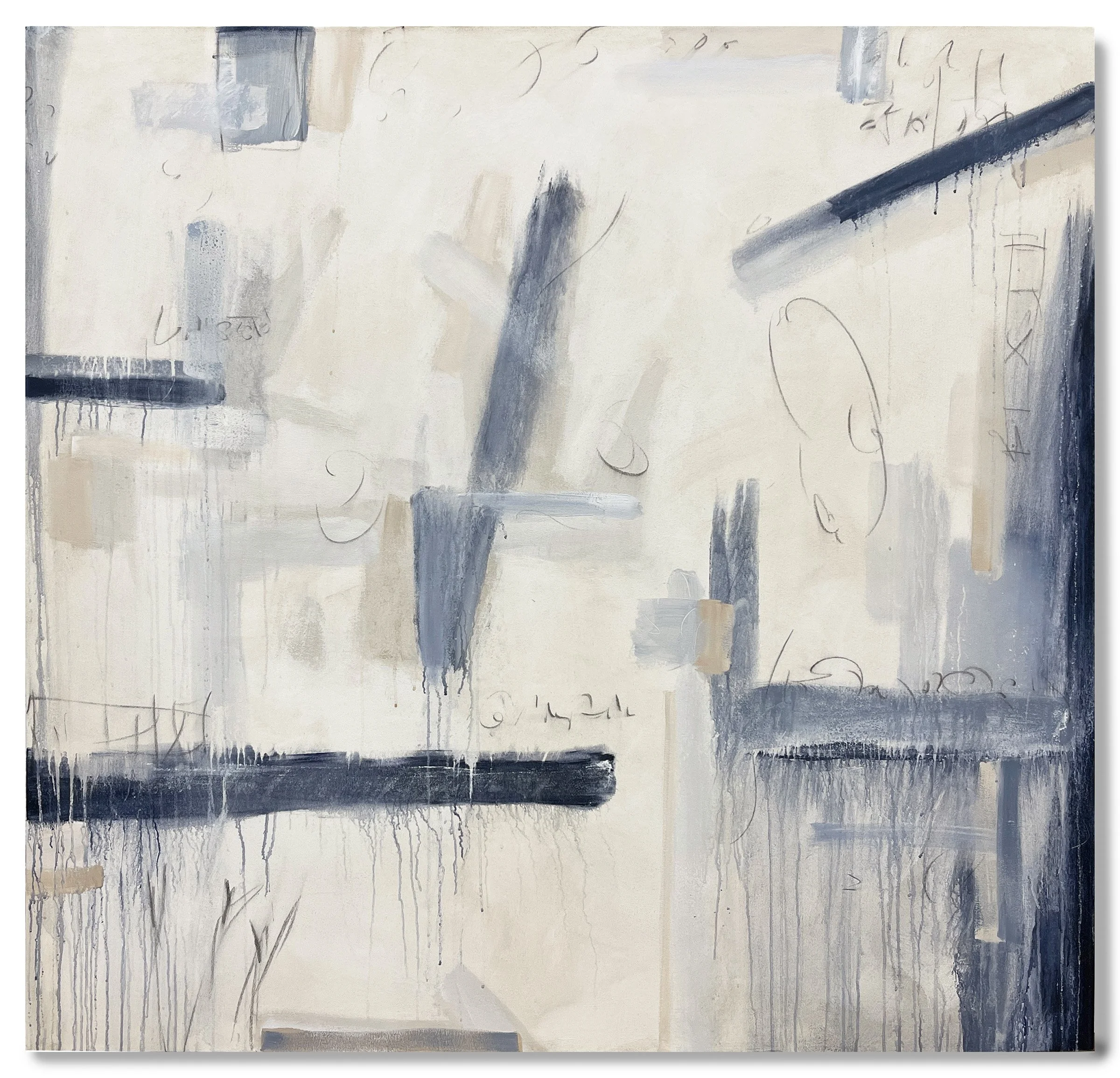 Rêver en Bleu III (Dream in Blue), 60" x 60"   Sold