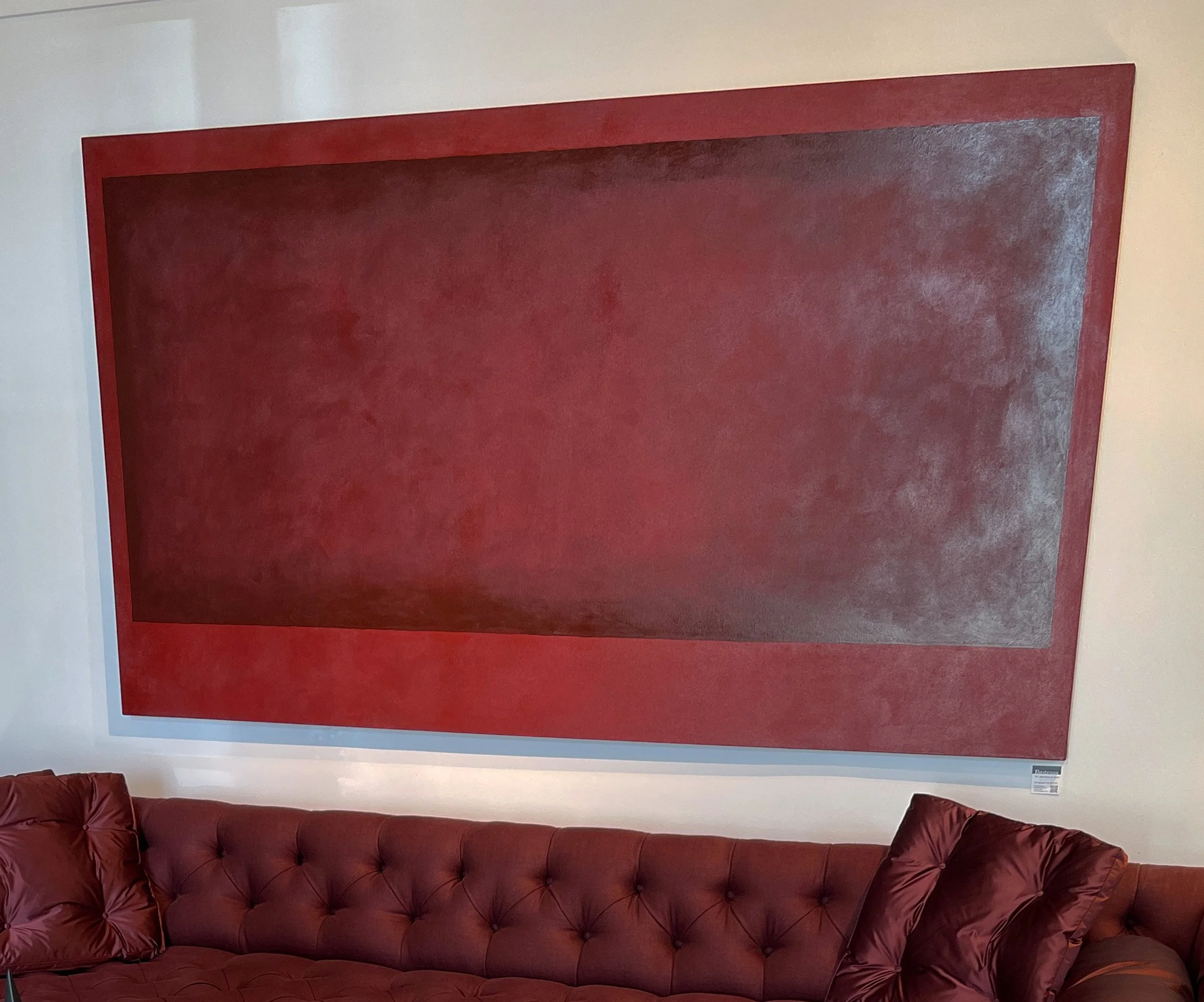 Méditation en Rouge, 96" x 54"   Call for pricing