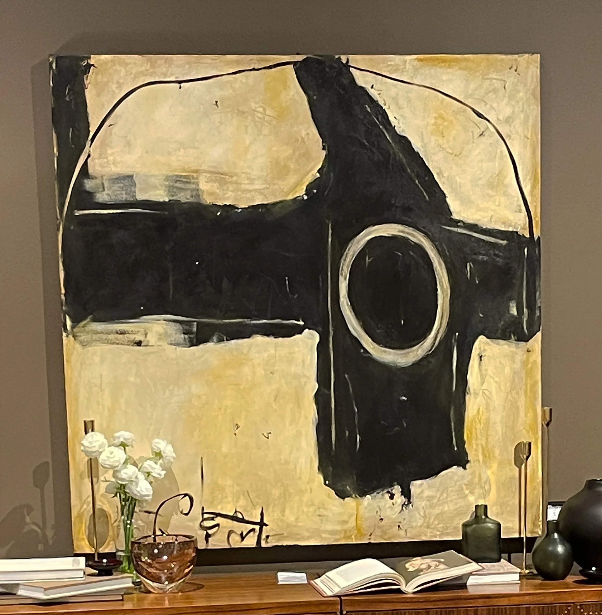 O's, 52"x52"   On Hold