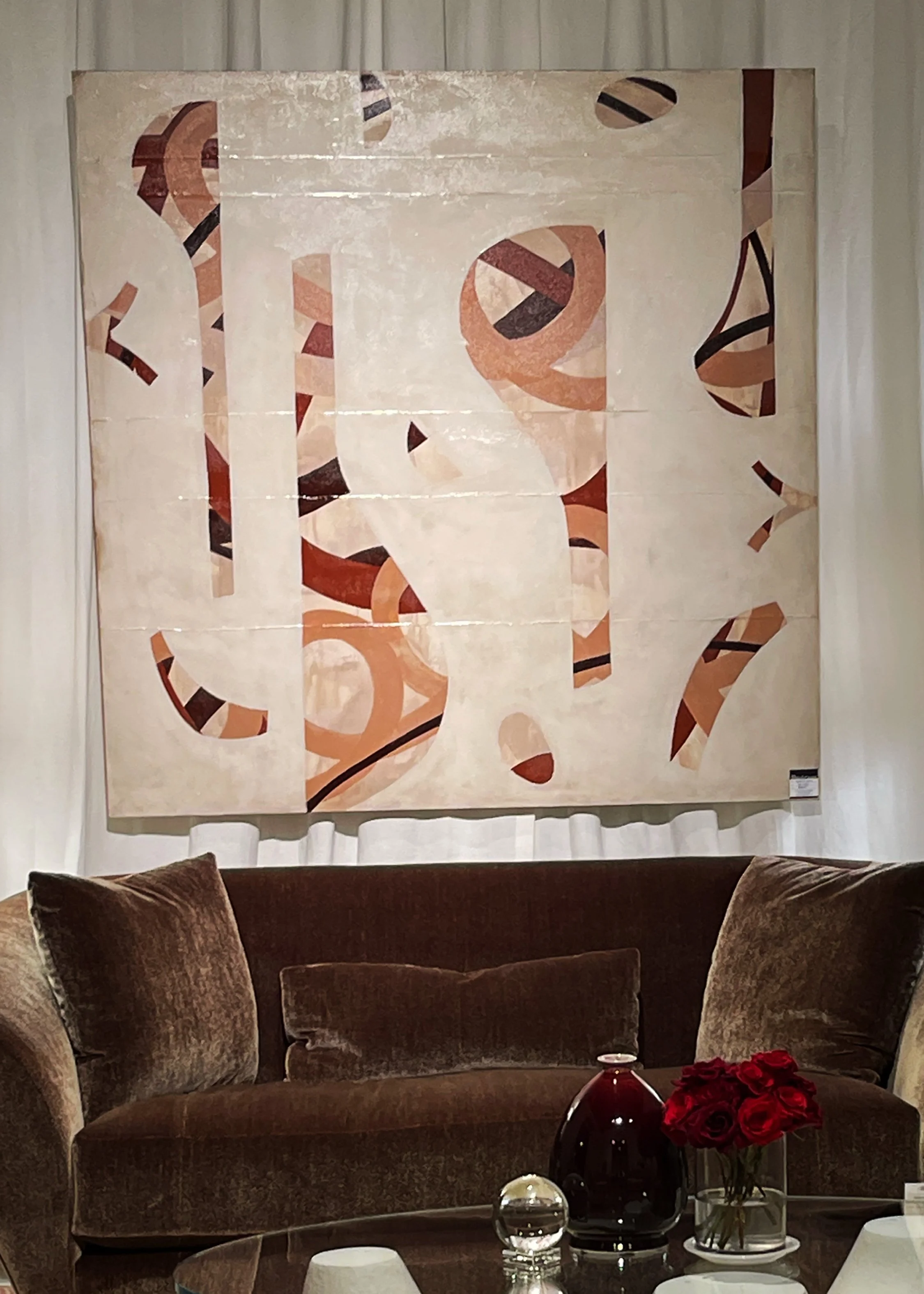 Swirls & Curls, 62"x62"   On Hold