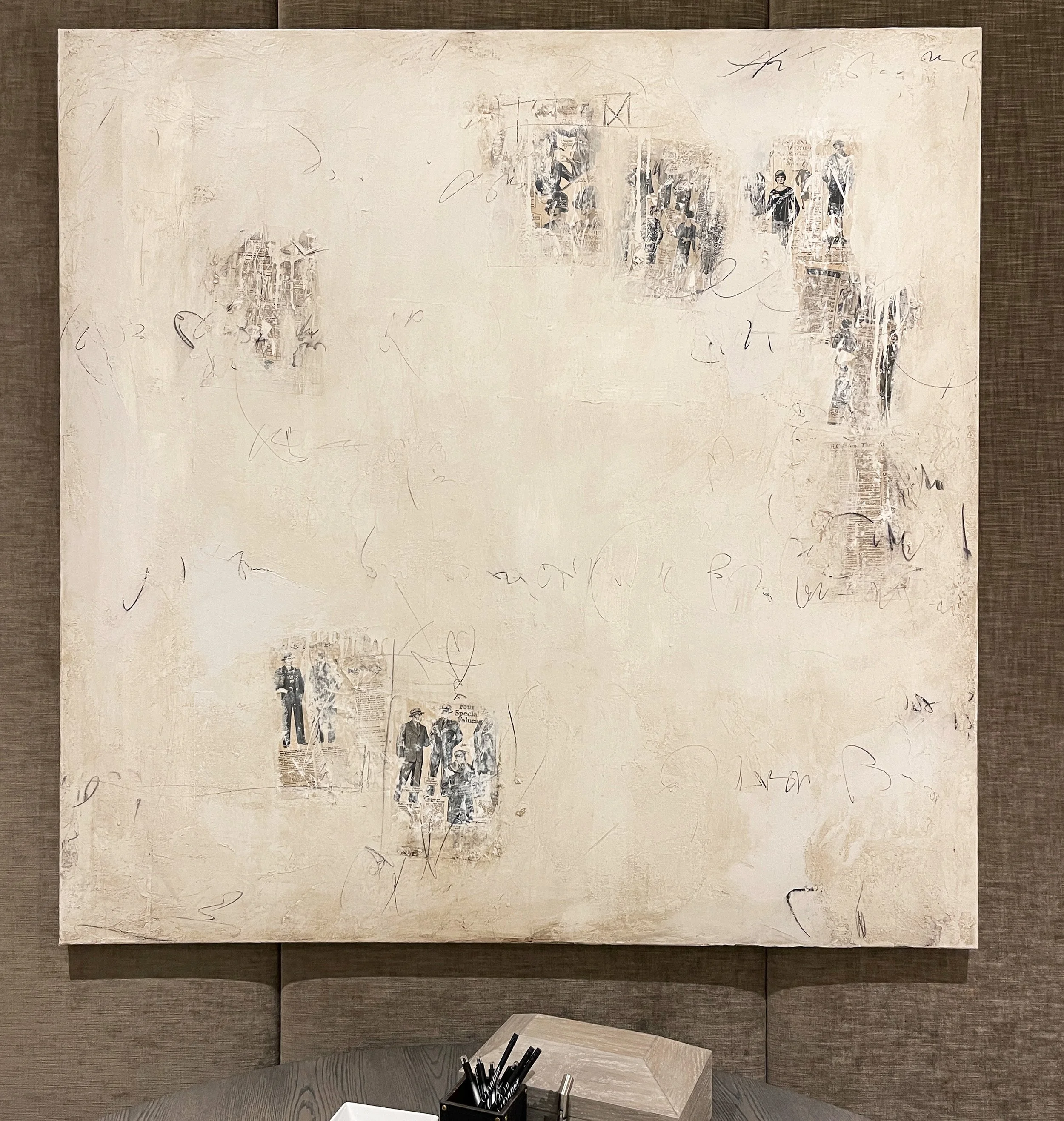 Le Grenier de Grand-mère (Grandma's Attic), 60"x60"   Call for pricing
