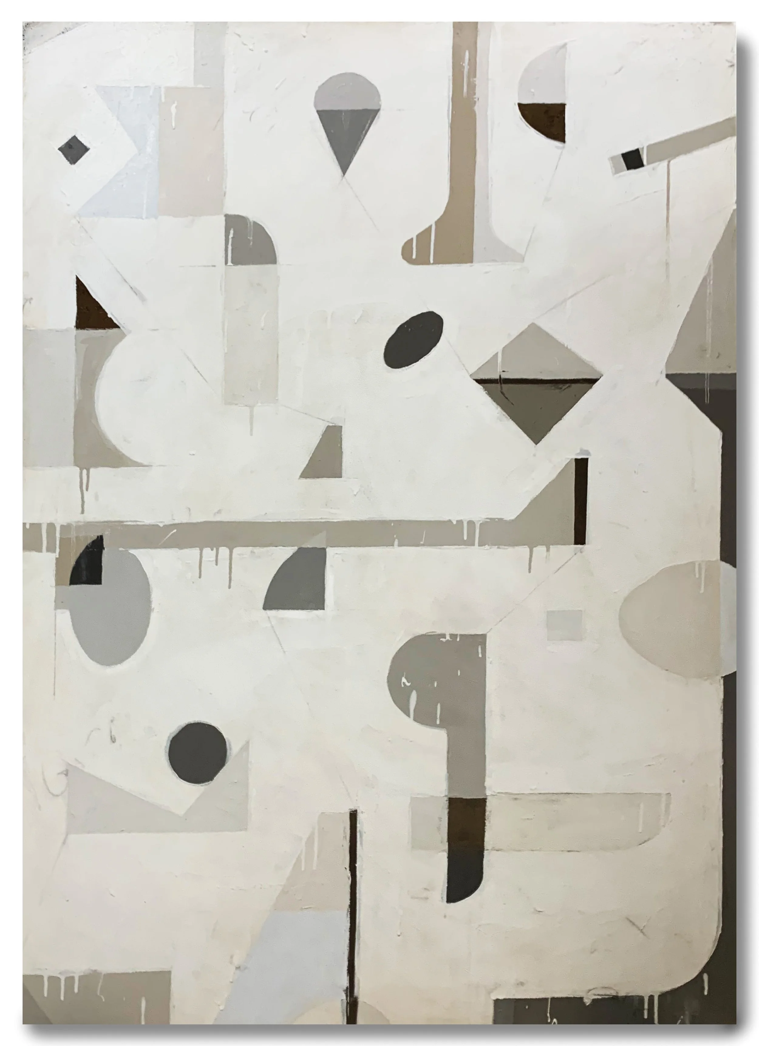 Jeu Geometrique, (Geometric Game ), 40"x60"   On Hold