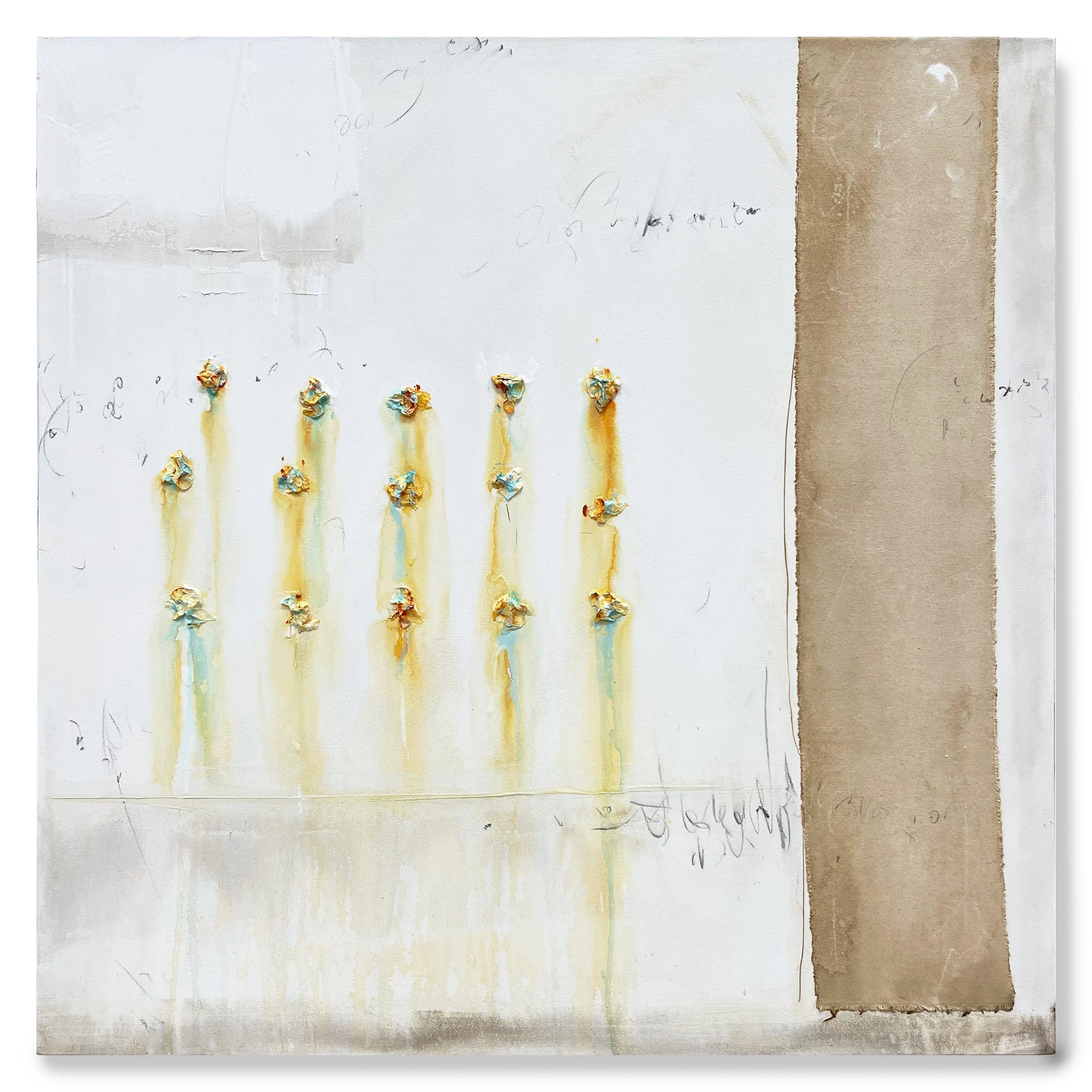Whispered Traces of Time, 40"x40"   