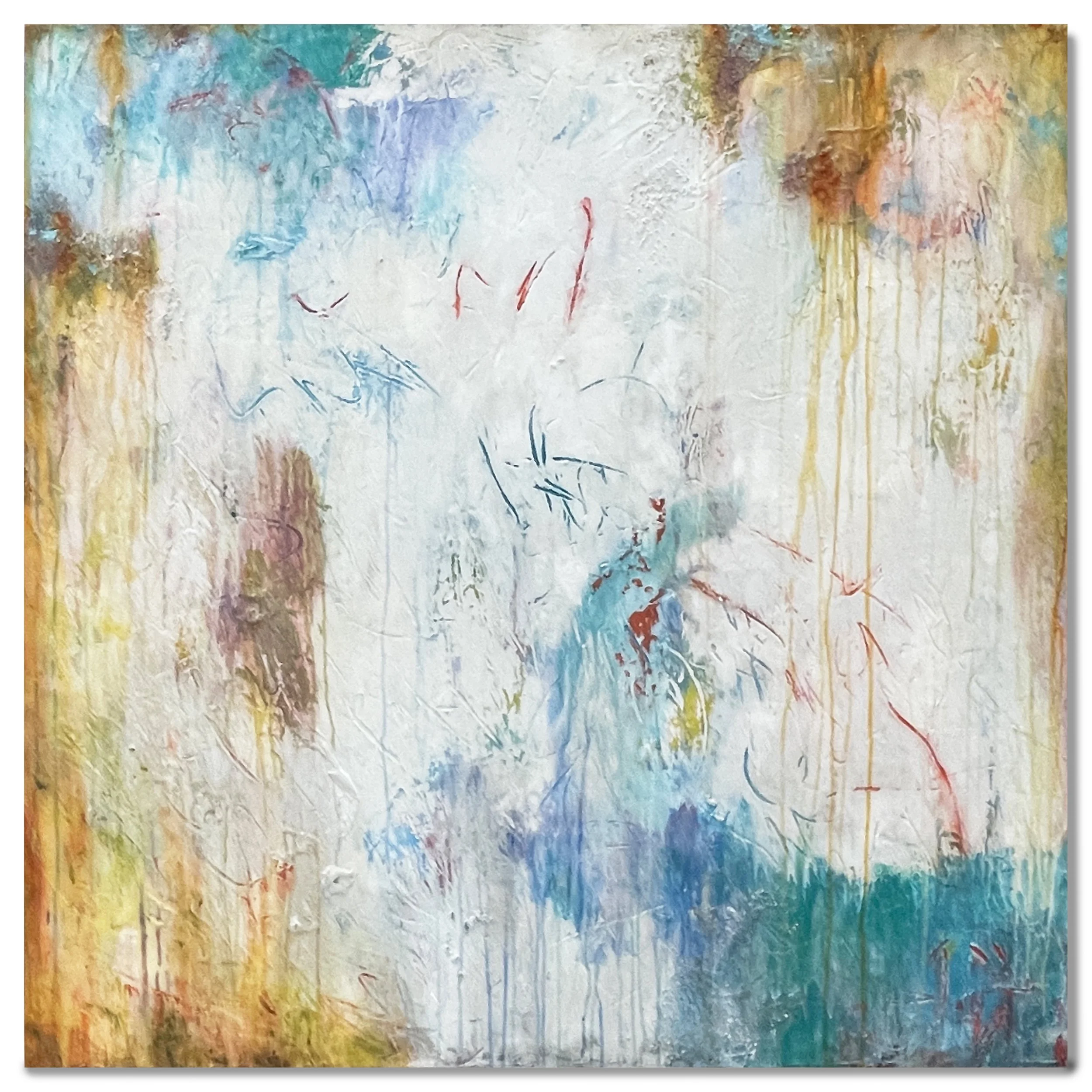 Where the Sky Remembers, 48" x 48"   