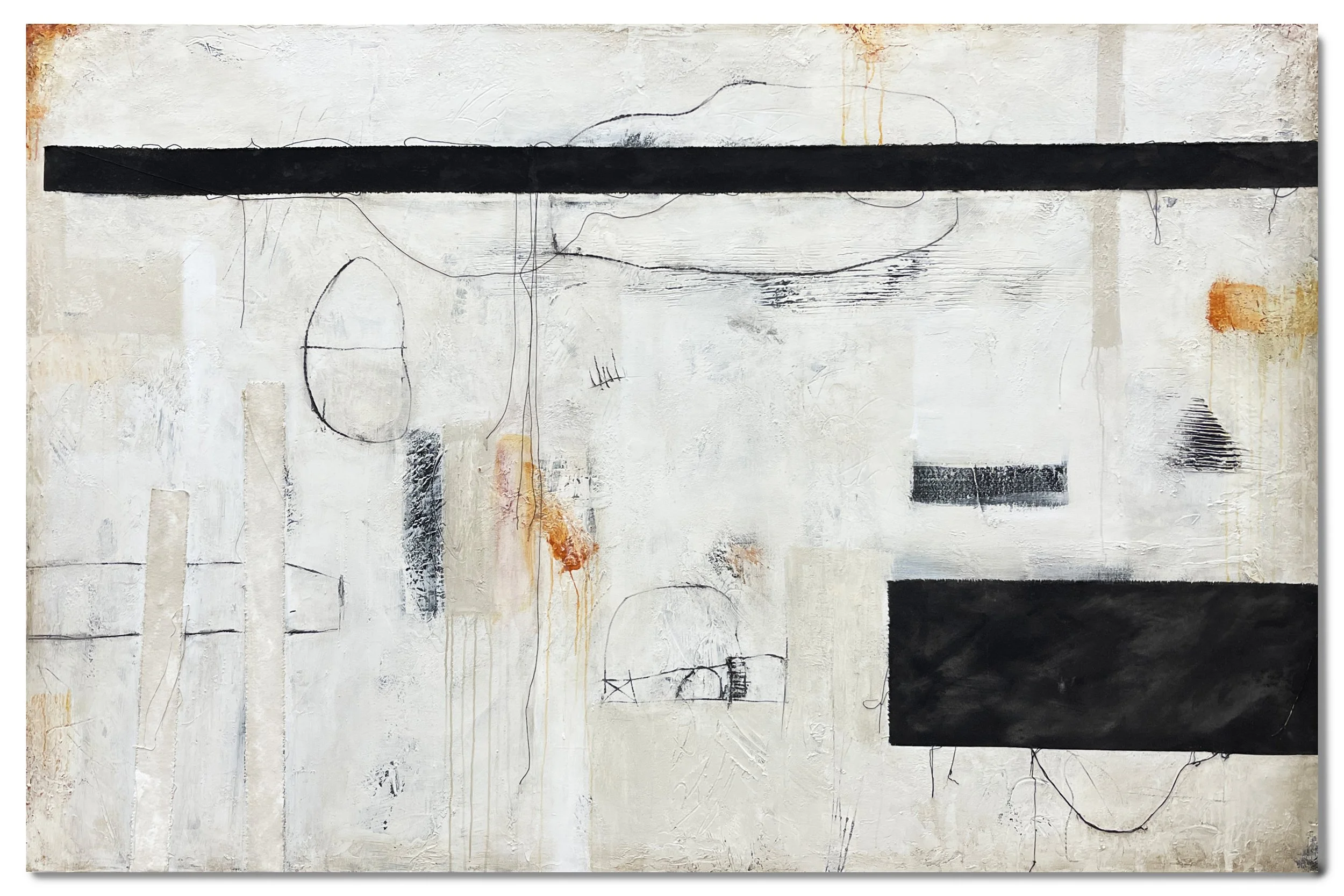 Croquis Ludique (Playful Sketch) 82" x 54"  Sold