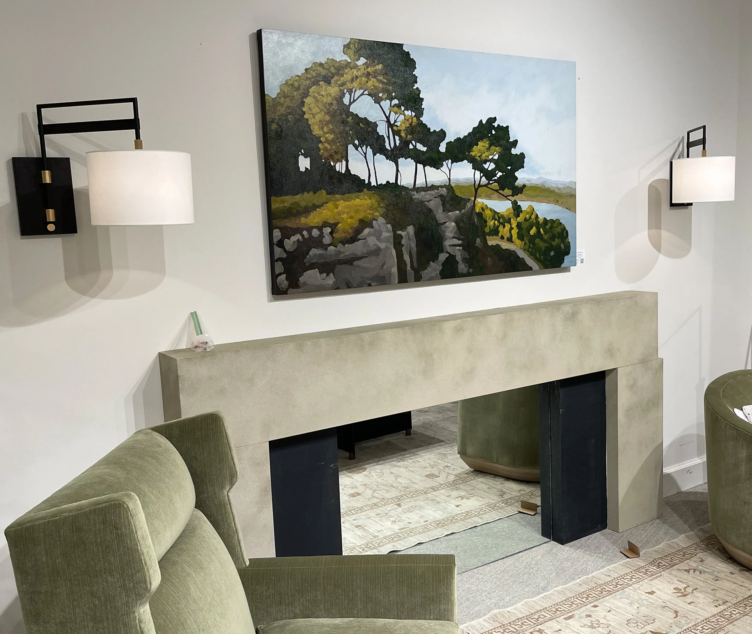 Campagna Italiana Room View  60" x 36",   Sold