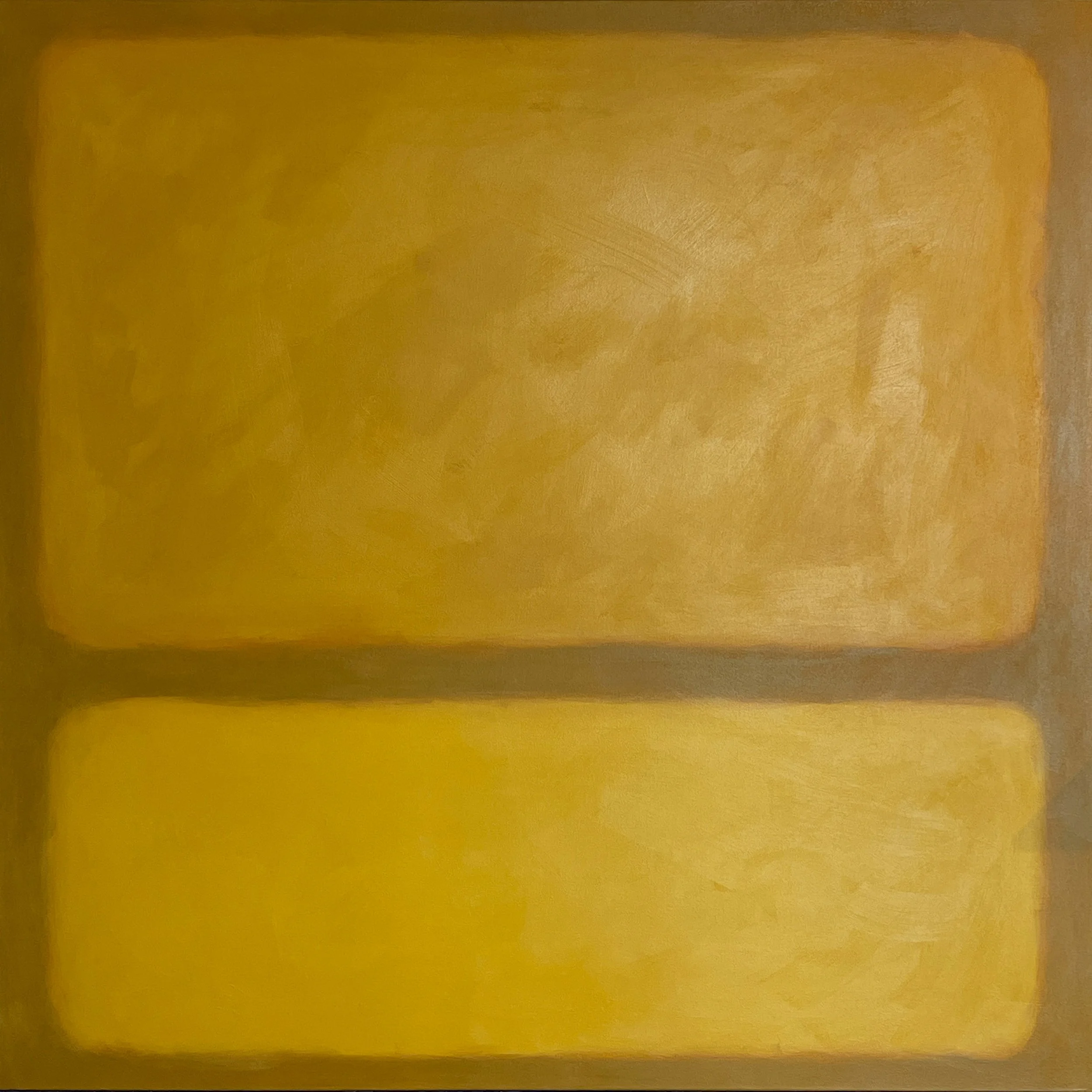 Yellow over Ochre, 60" x 60",  2026  $2675