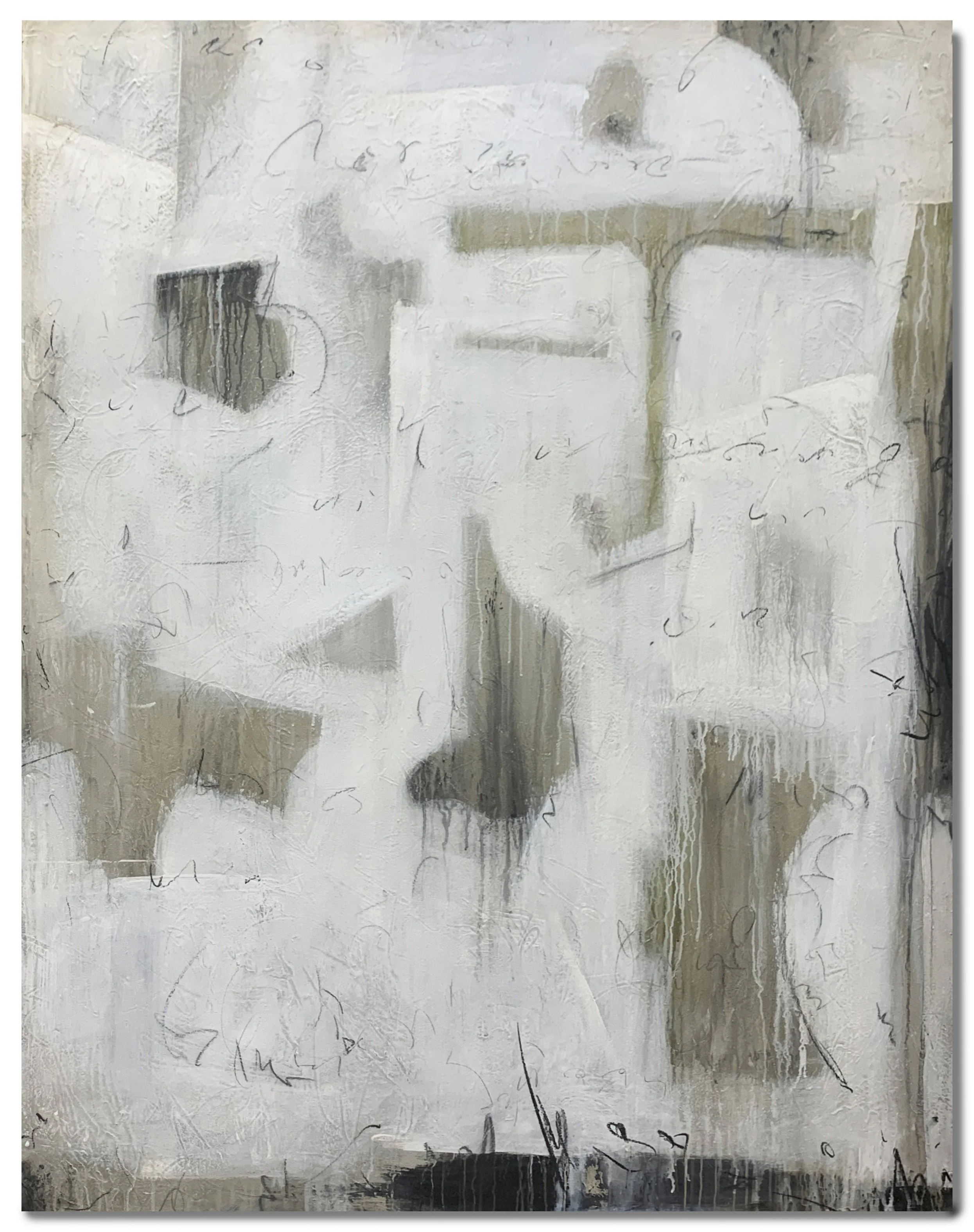 L'érosion des Antiquités, 50" x 64"  Sold