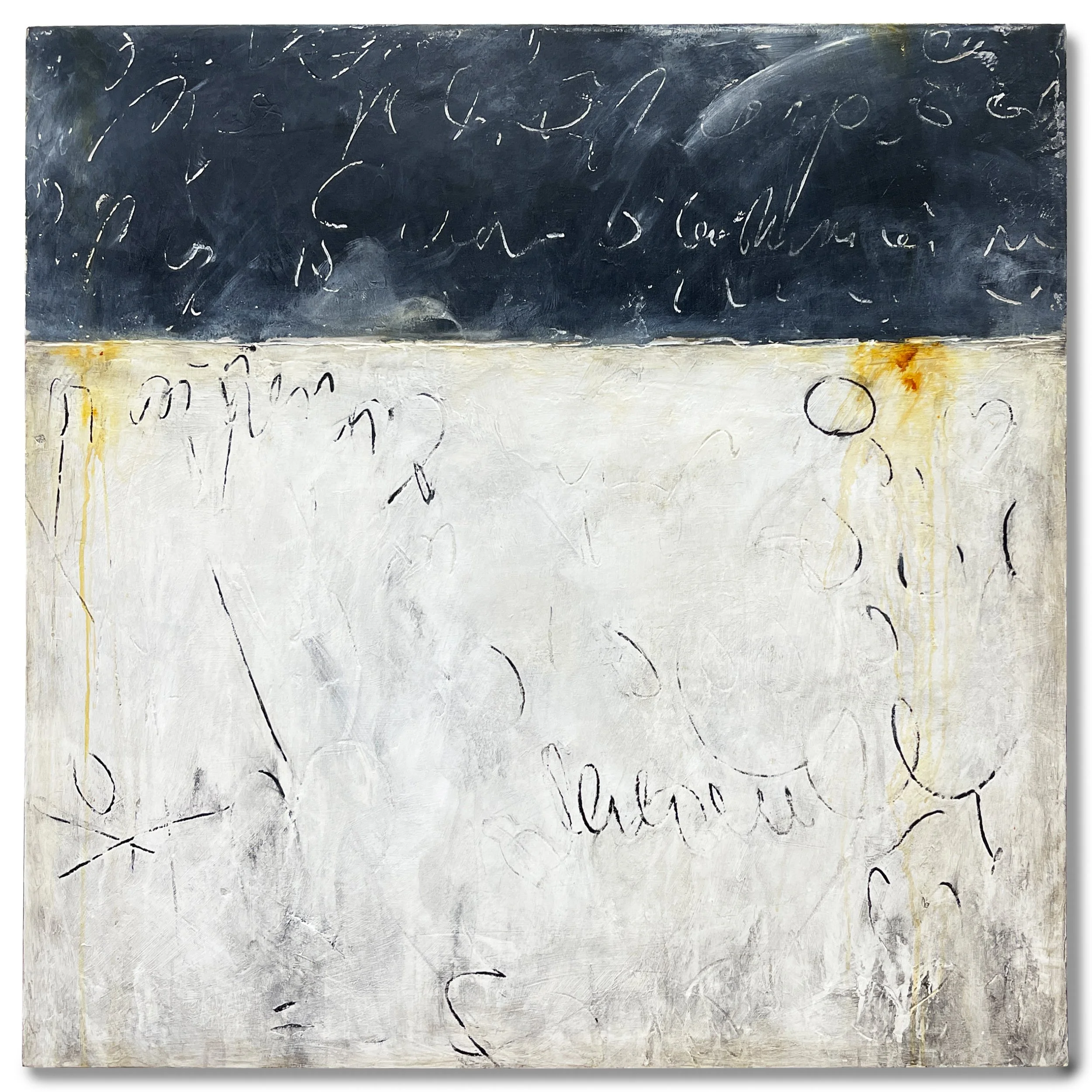 Echos on a Chalk Horizon  40" x 40"   