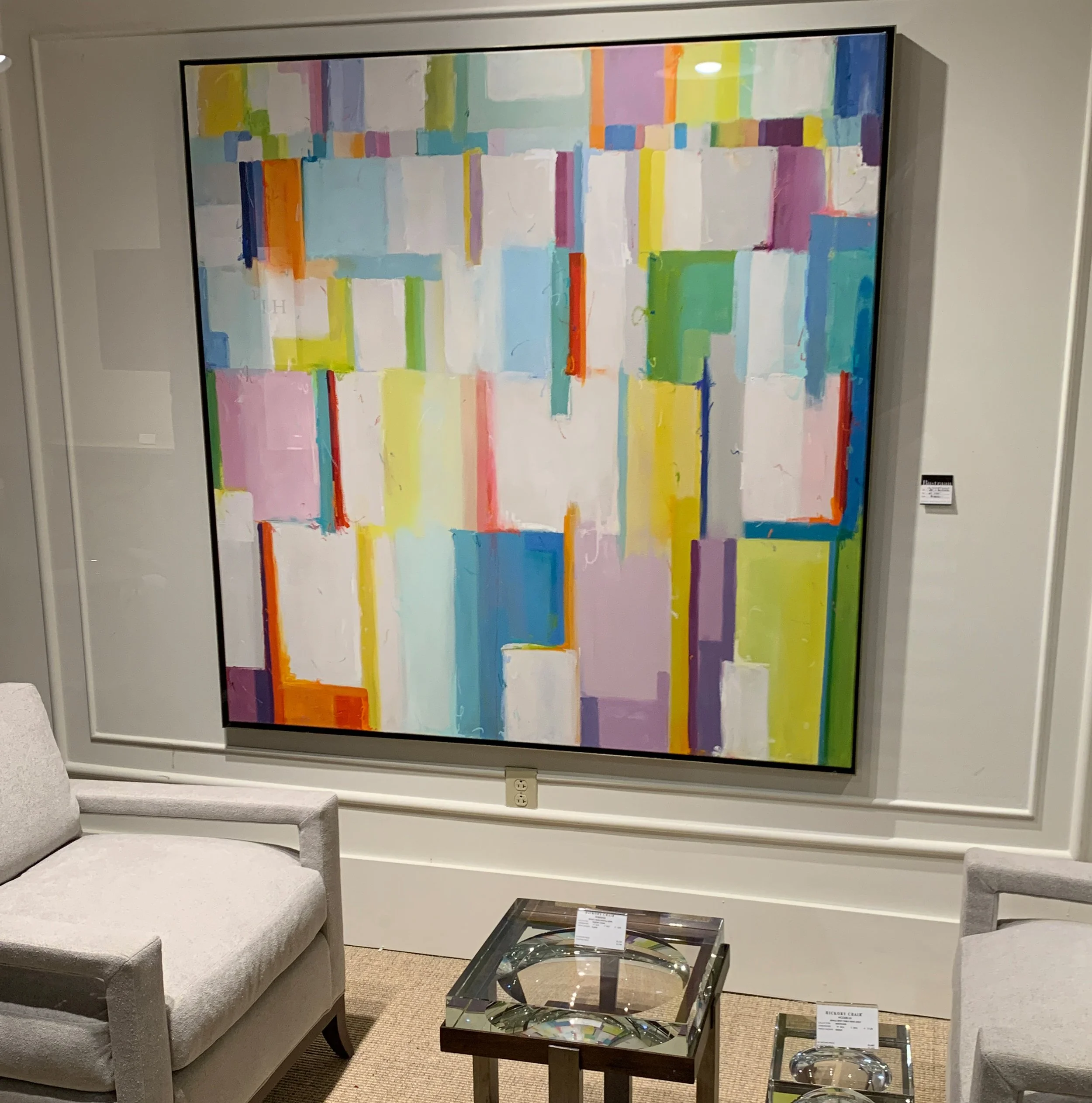 Le Compliment de L'artiste, 60" x 60"   Sold