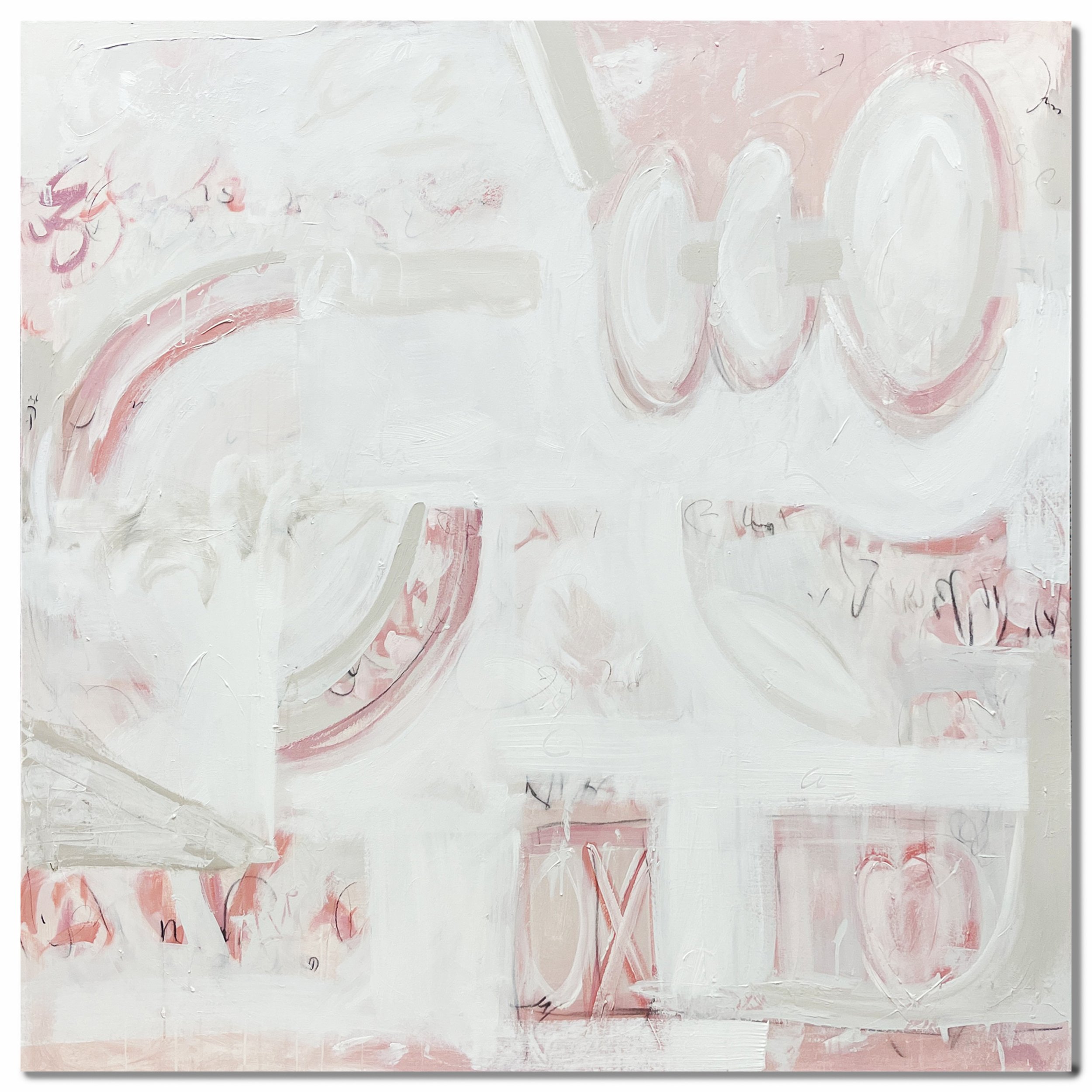 Blush, 60" x 60", 2026   $2675