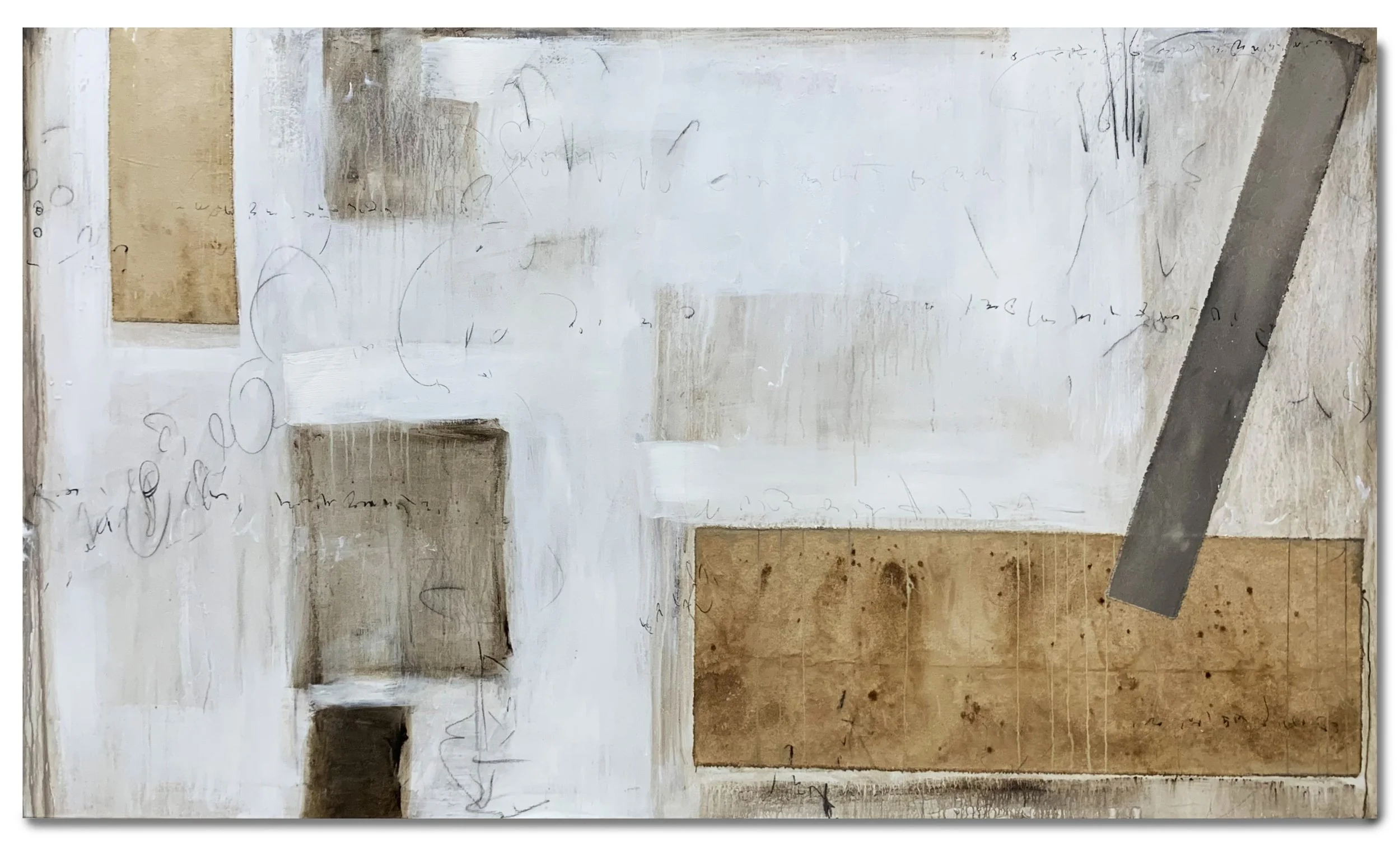 Réflexions sur la Neutralité ( Thoughts on Neutrality ), 84" x 48"  Sold