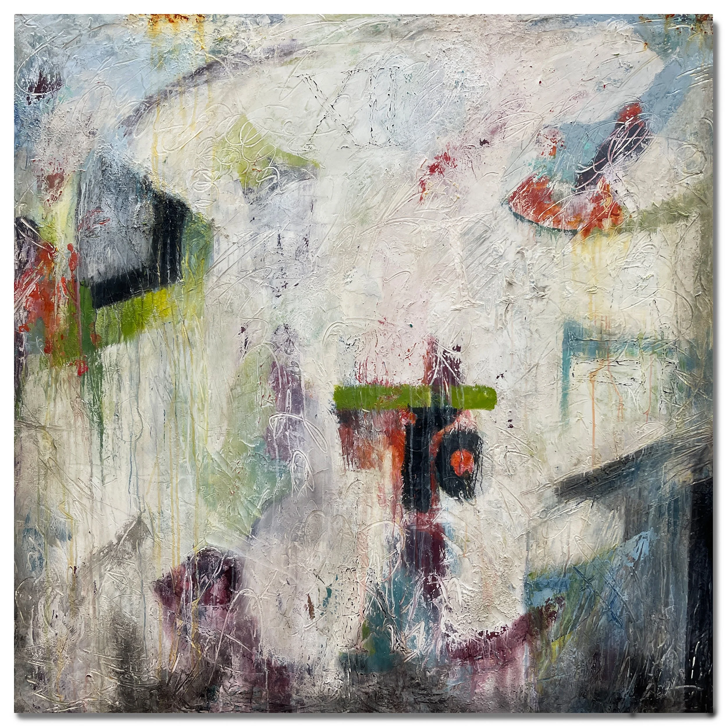 Fragments of Departure, 72" x 72"   
