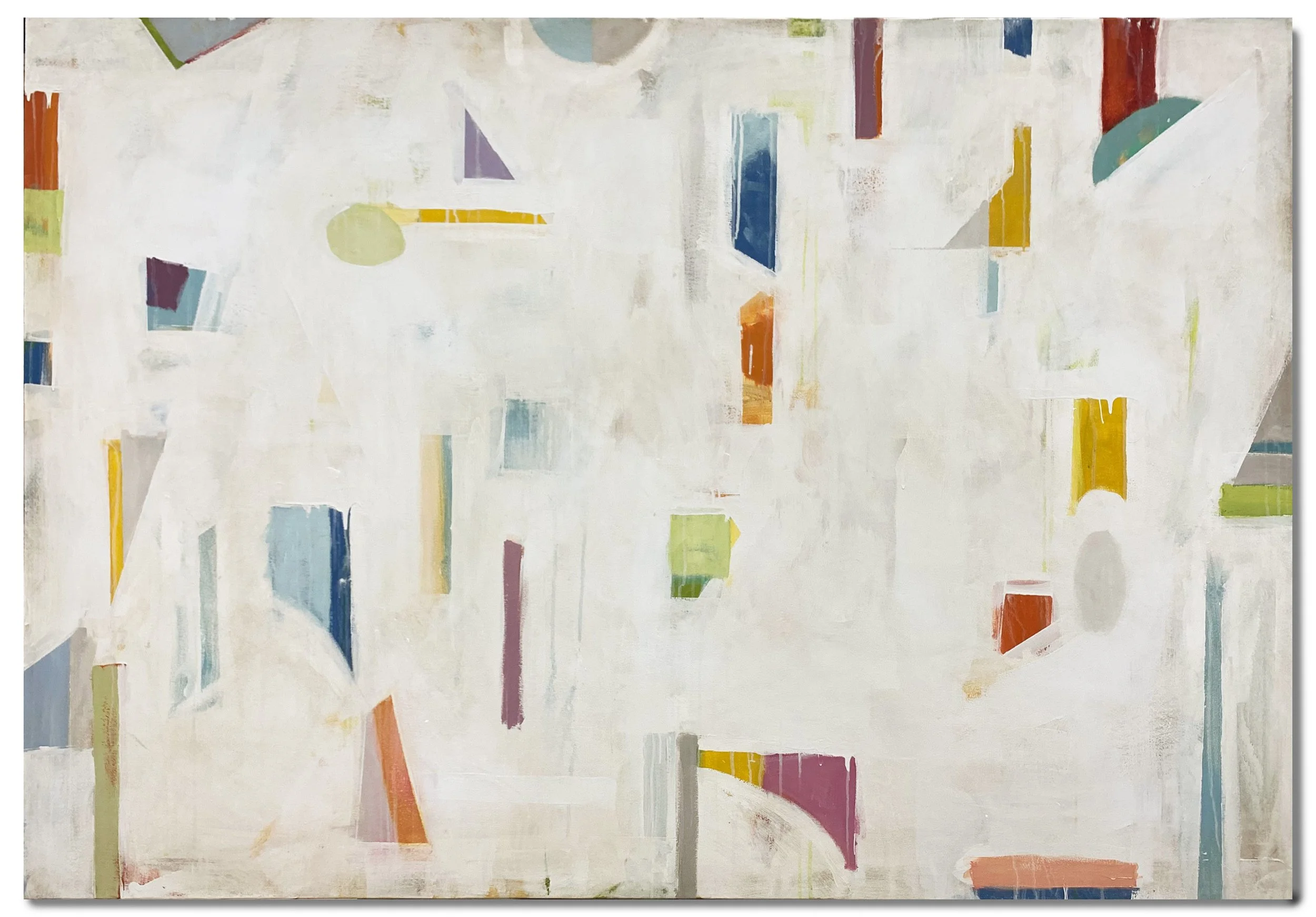Jeu de Couleurs No. 7, 70" x 50",  Sold