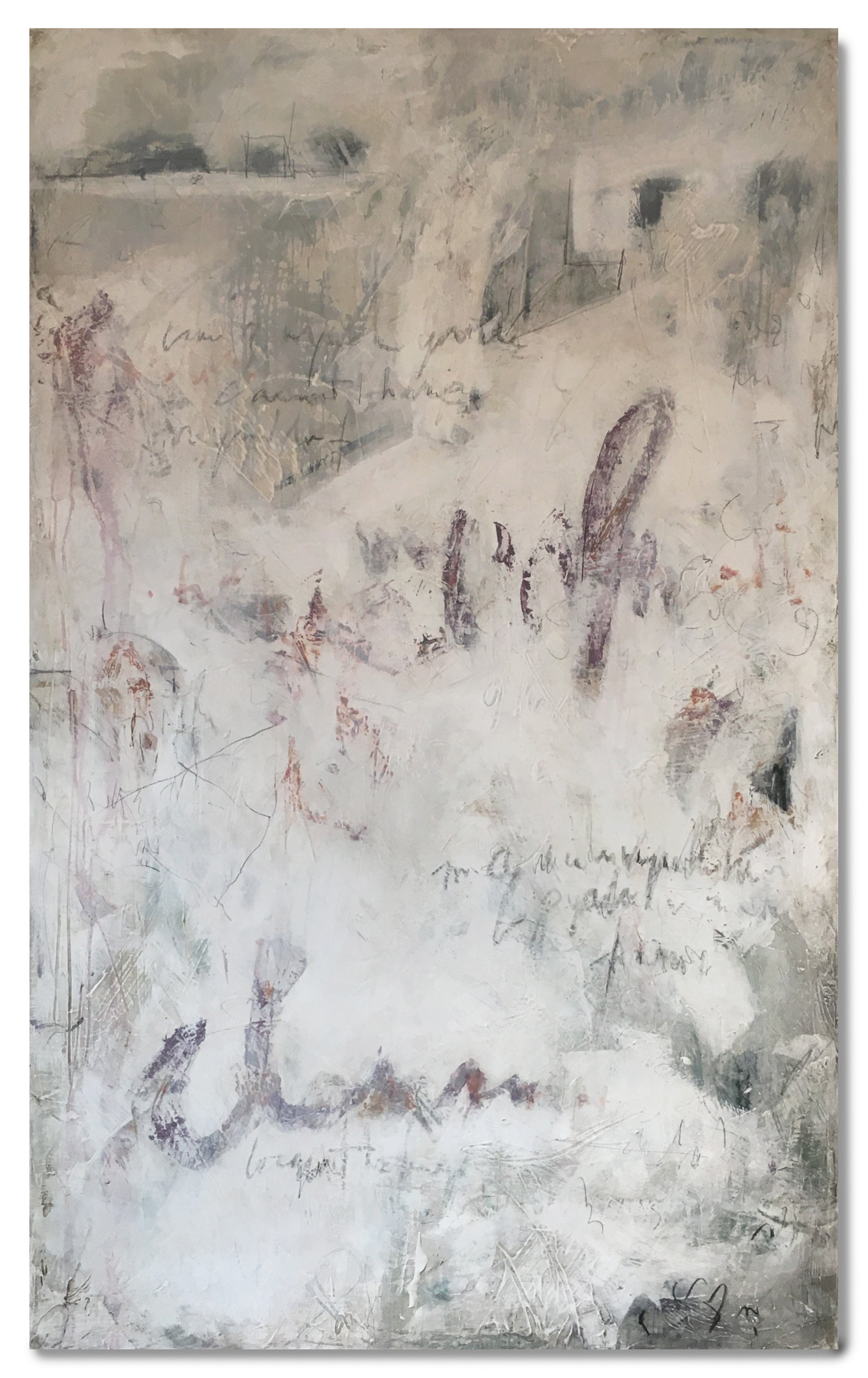 L'érosion des Charmes, 36" x 60"  Sold