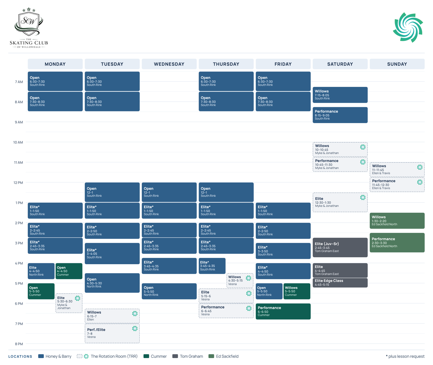 Schedules | Join Our Skating Programs Today — Your Site Title