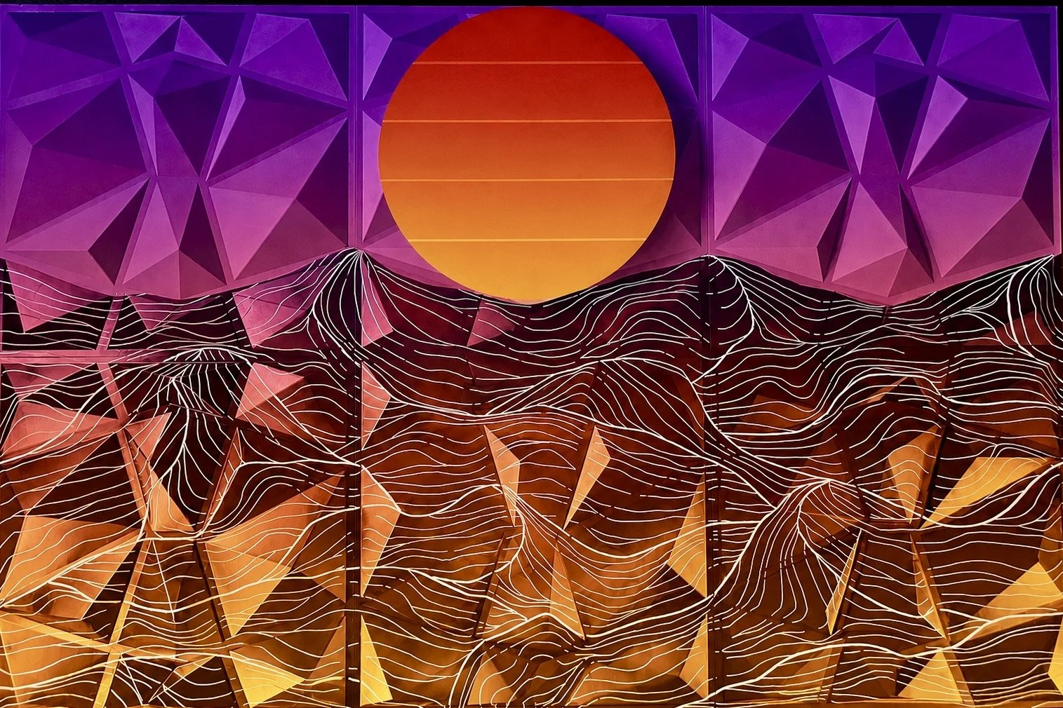 Ocean Wave 3D Painting