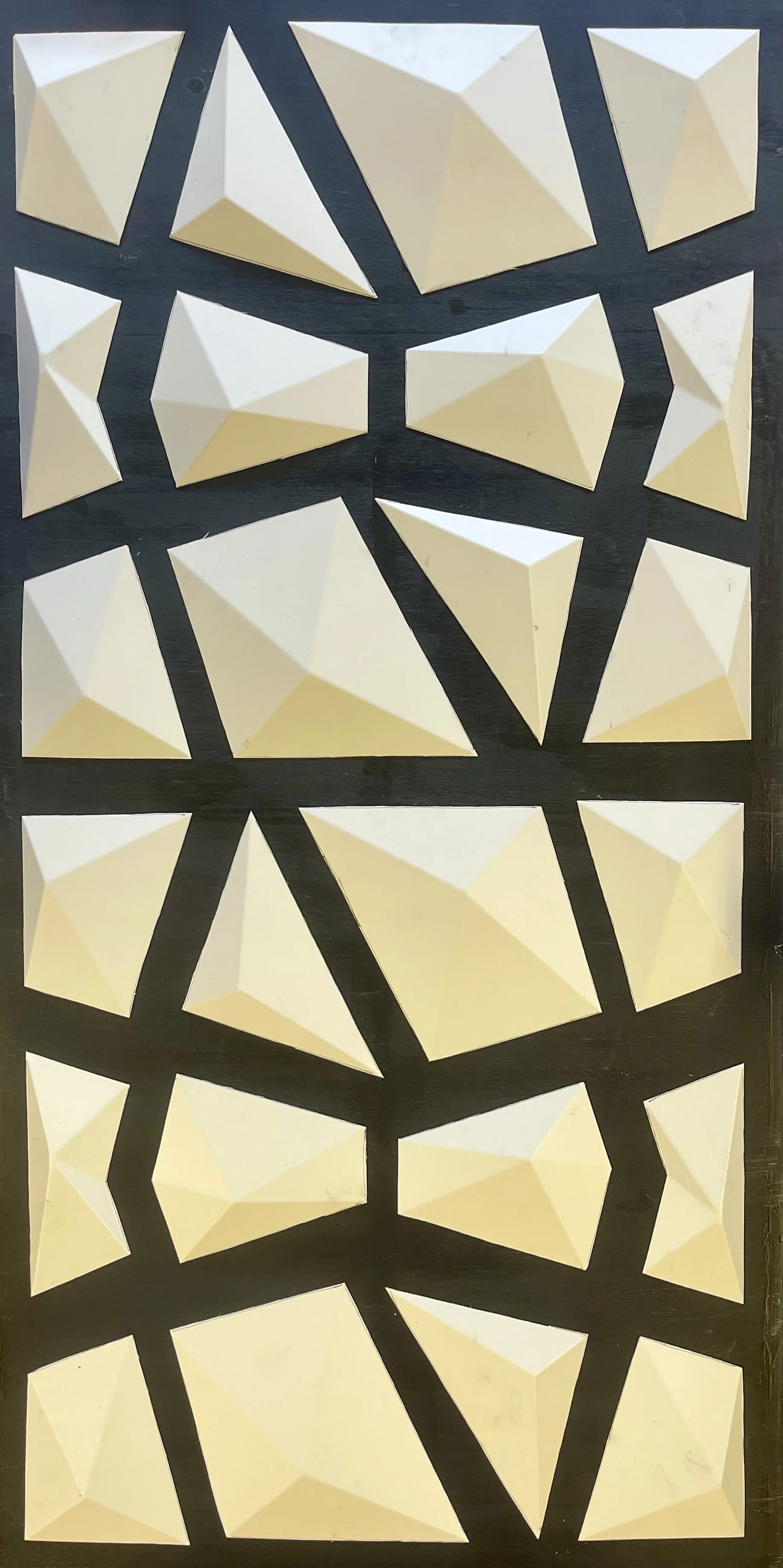 Gold Dust 3D Geometric Painting