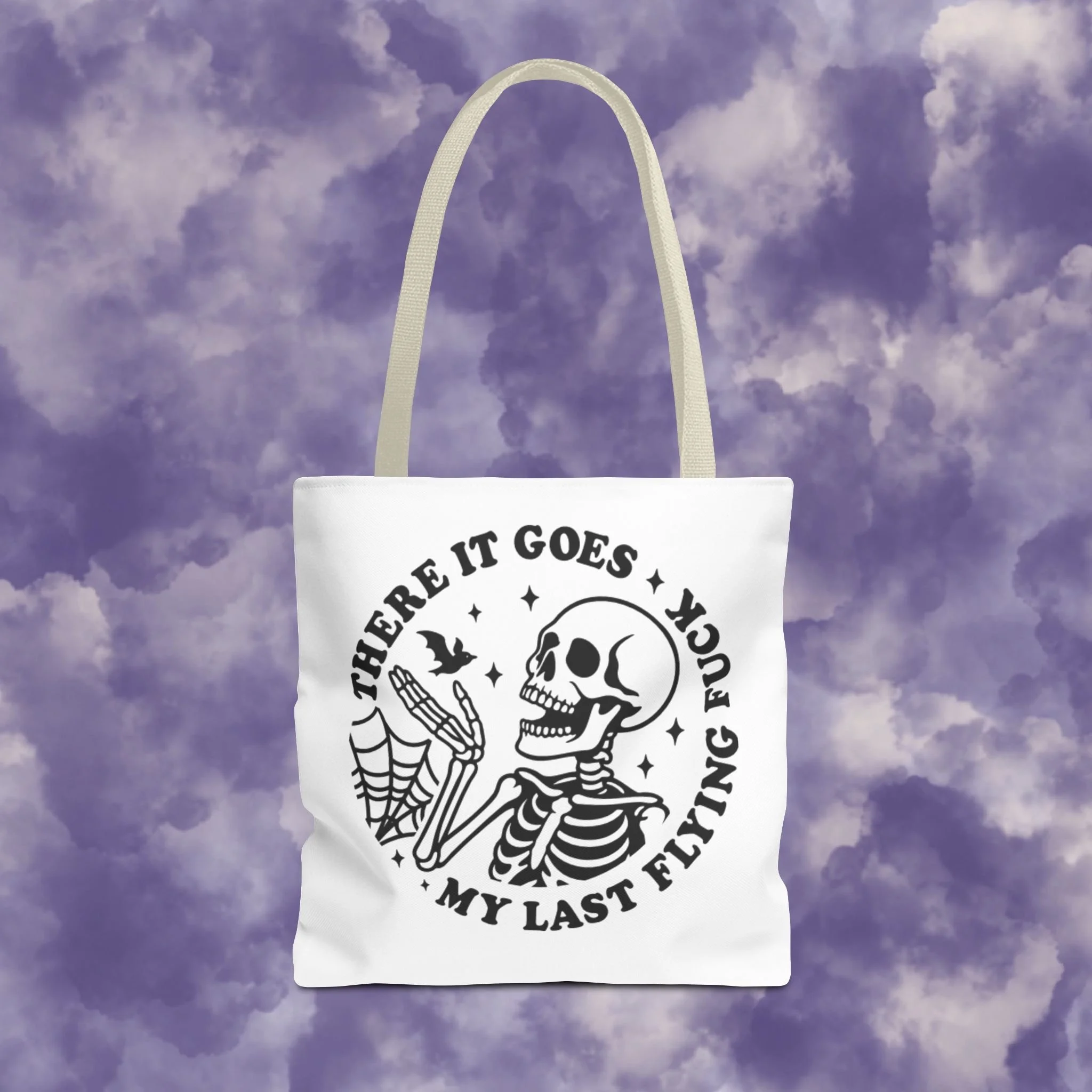 Last Flying F Skeleton Tote Bag