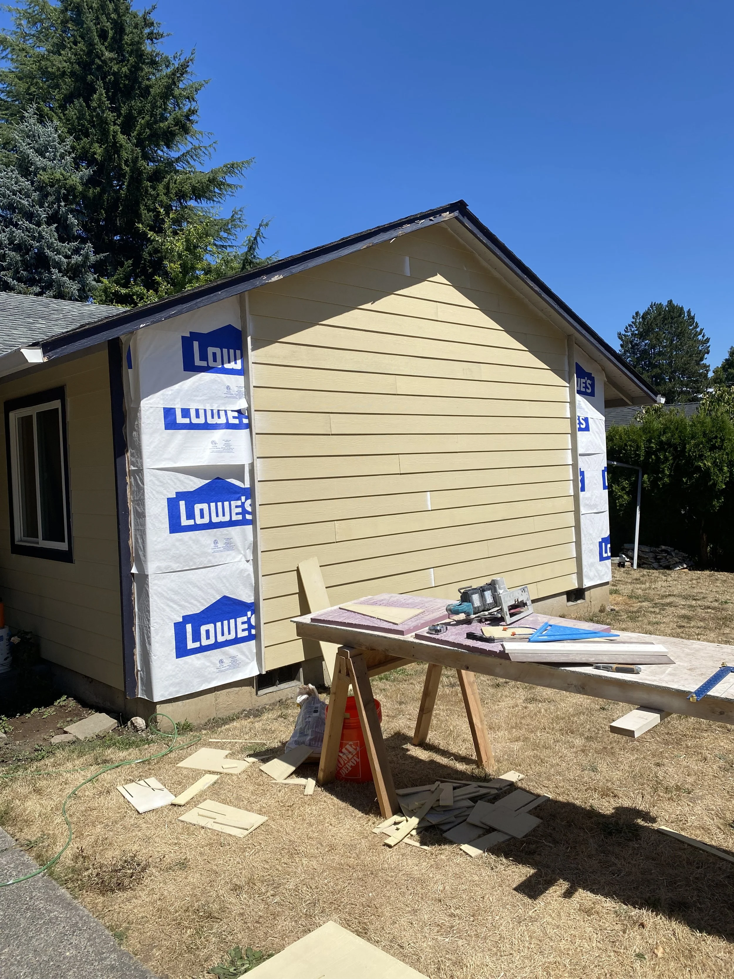 Beaverton, OR - Siding Project - During