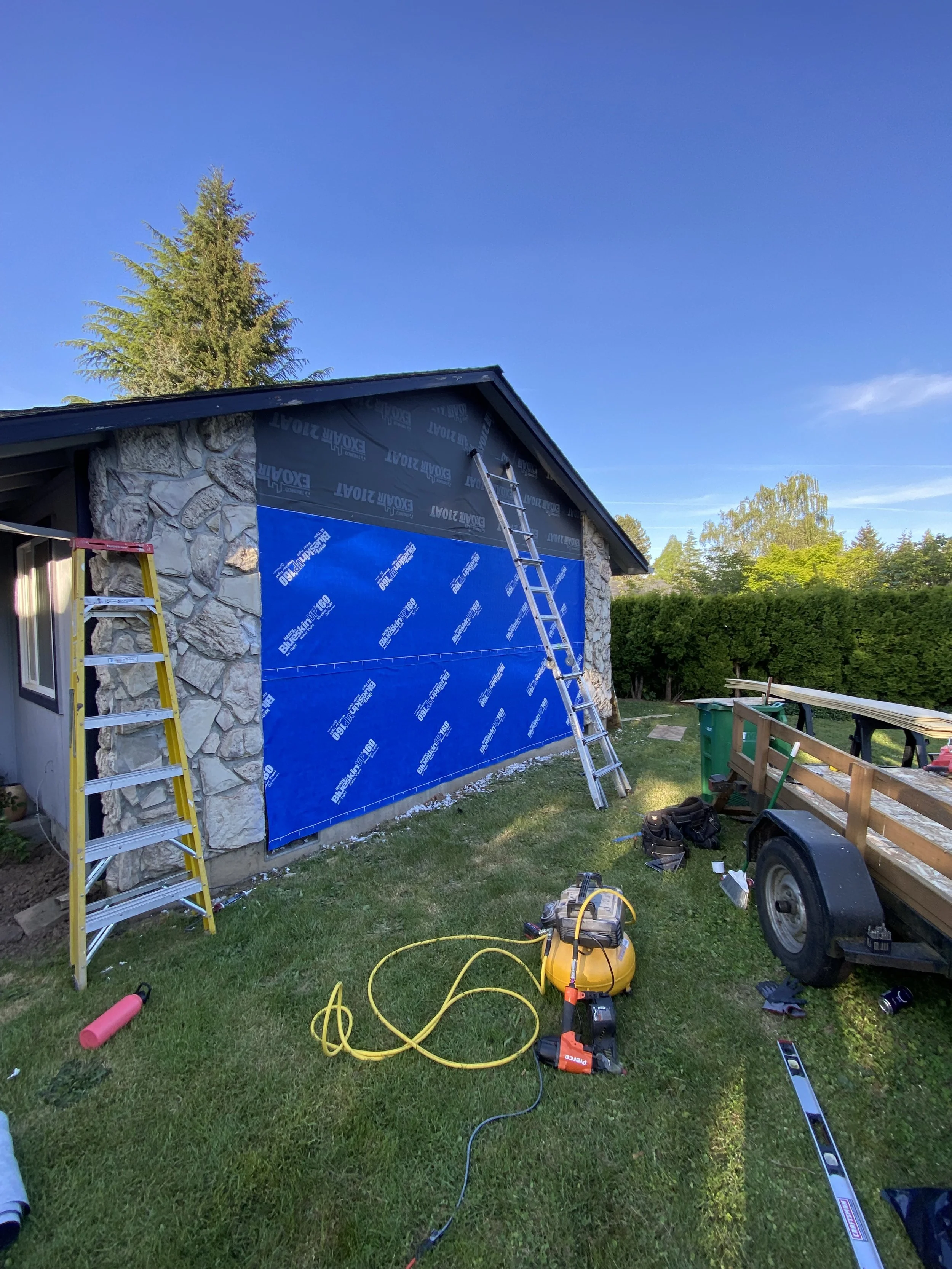 Beaverton, OR - Siding Project - During